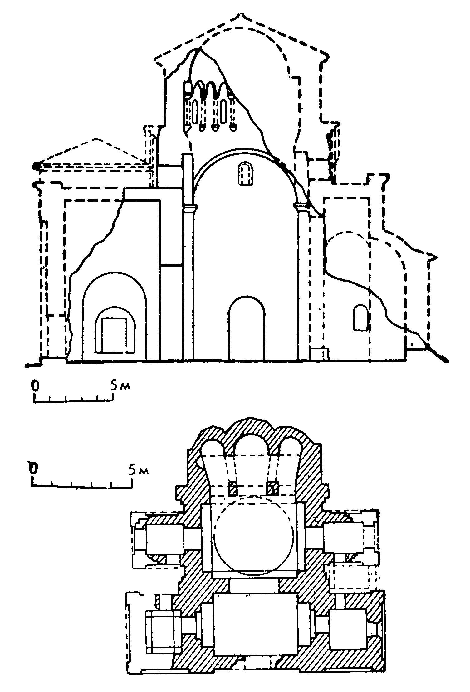 Джурджеви Стубови в Расе. Церковь, 2-я половина XII в.