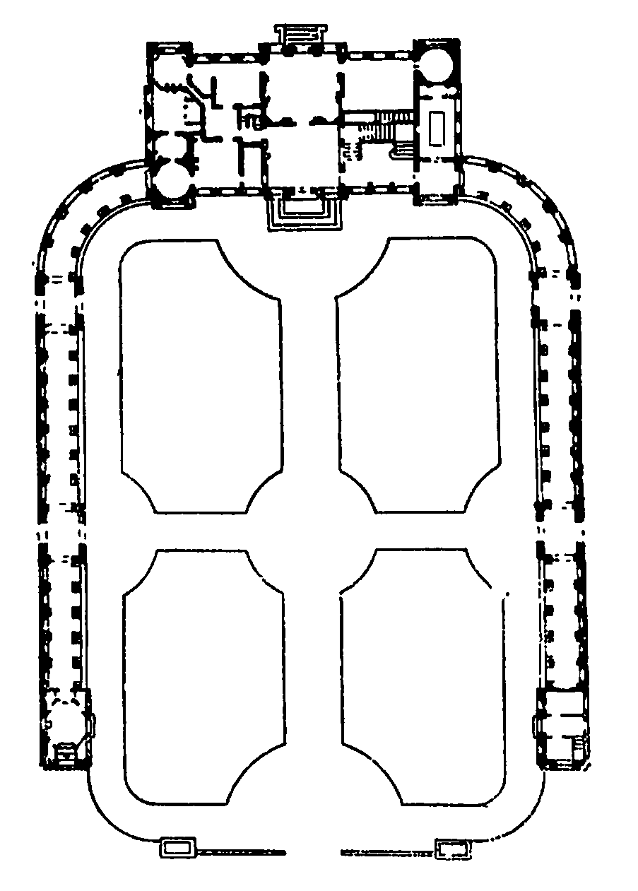 Загородный дом Сенеф близ Брюсселя, 1760 г., Л. Б. Девез