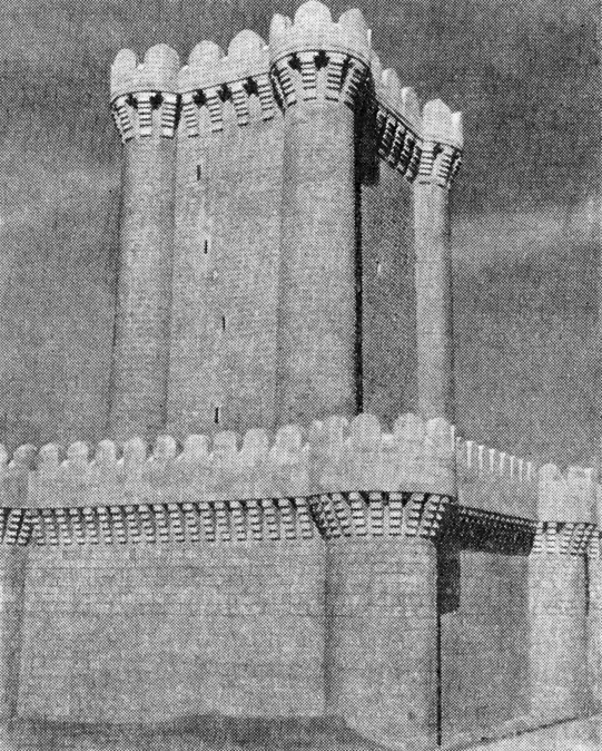 17. Сел. Мардакян. Замок, конец XIV в. Общий вид