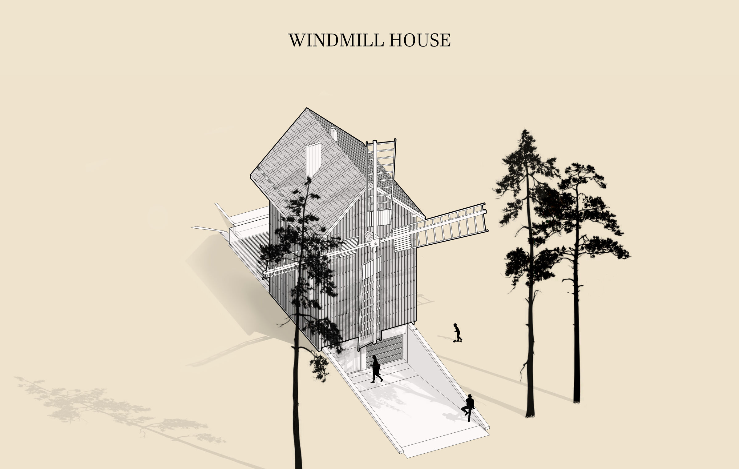 Windmill House. © Michał Kucharski + o4 architekci. 