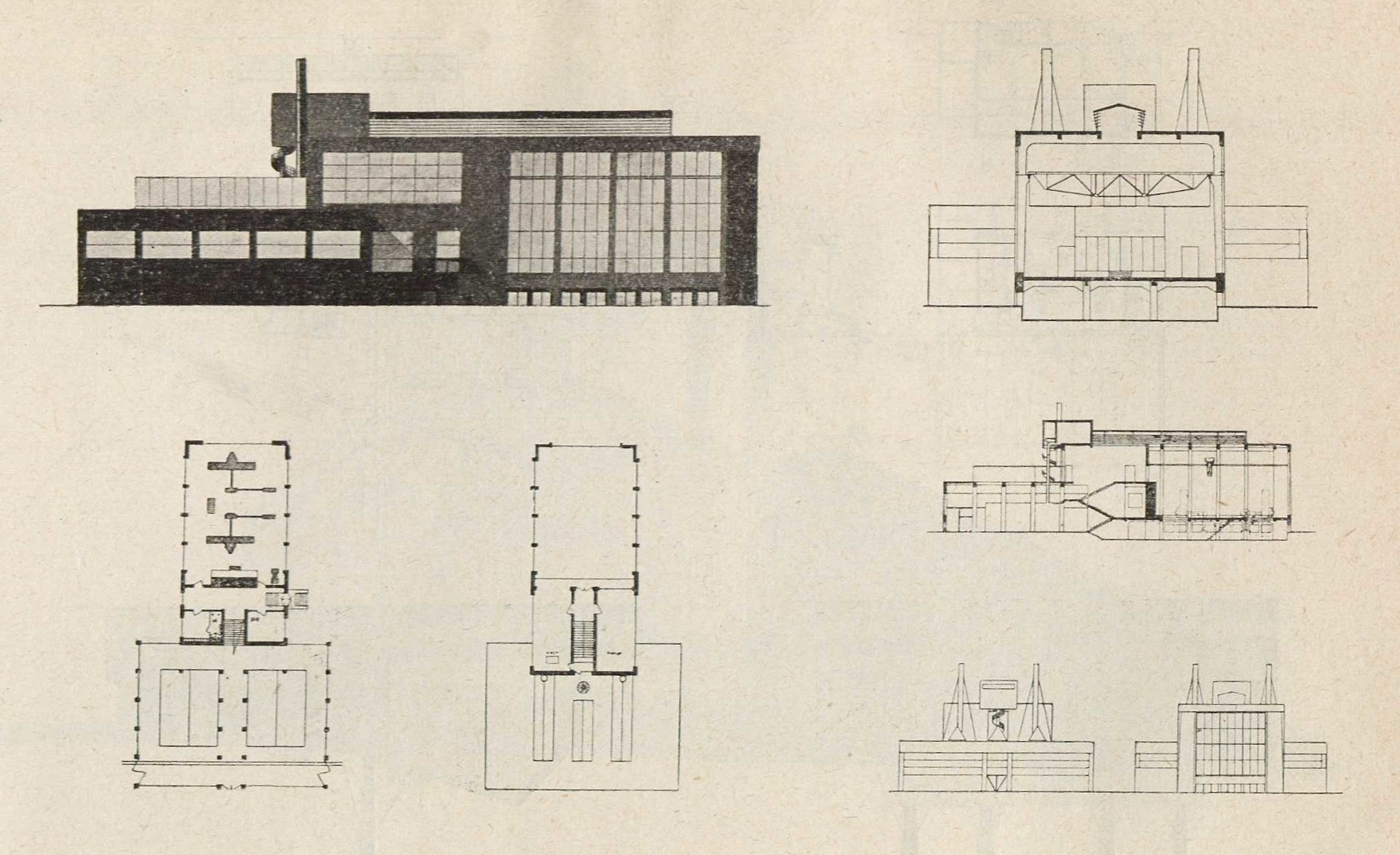 III курс. Проект электростанции при заводе — Л. Б. Сегал. 1928