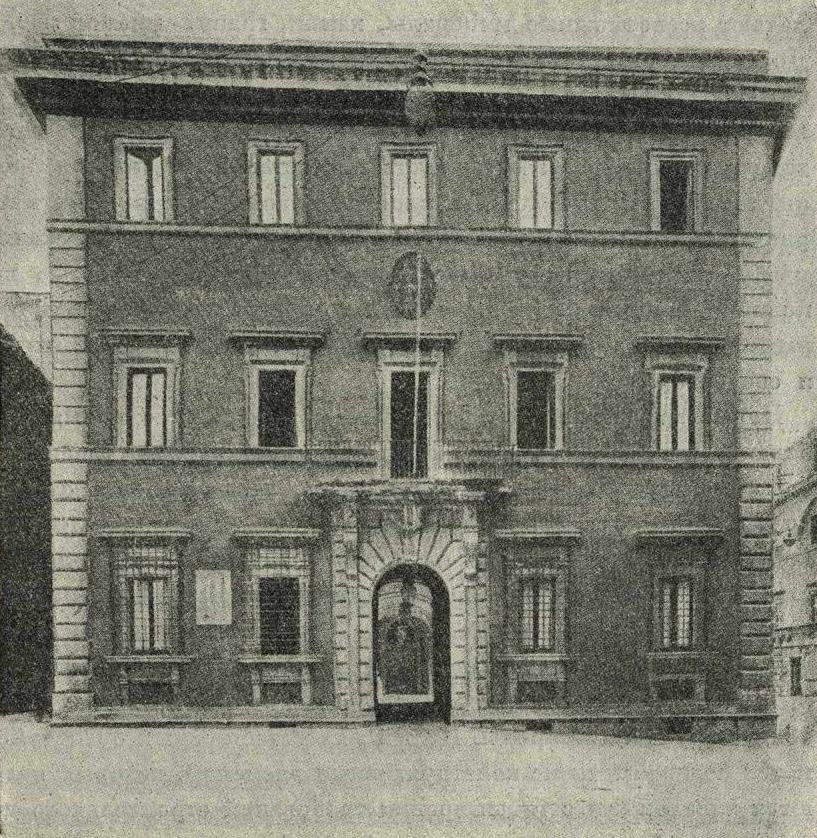 Академия св. Луки в Риме, где происходил XIII международный конгресс архитекторов