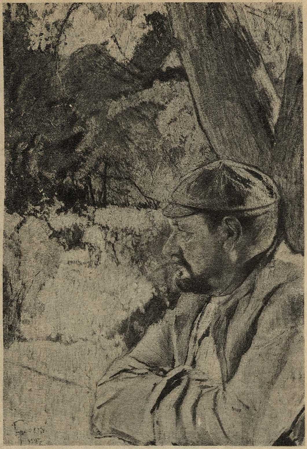 Артист Н. П. Шаповаленко. Масло 1907 г.