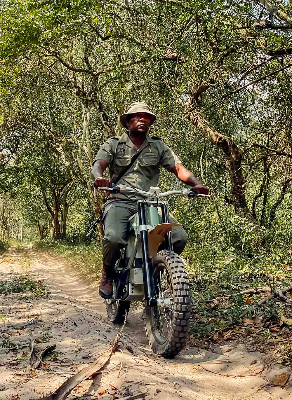 It is hoped that the anti-poaching initiative will help develop longer-lasting, more durable motorcycles for everyday uses
