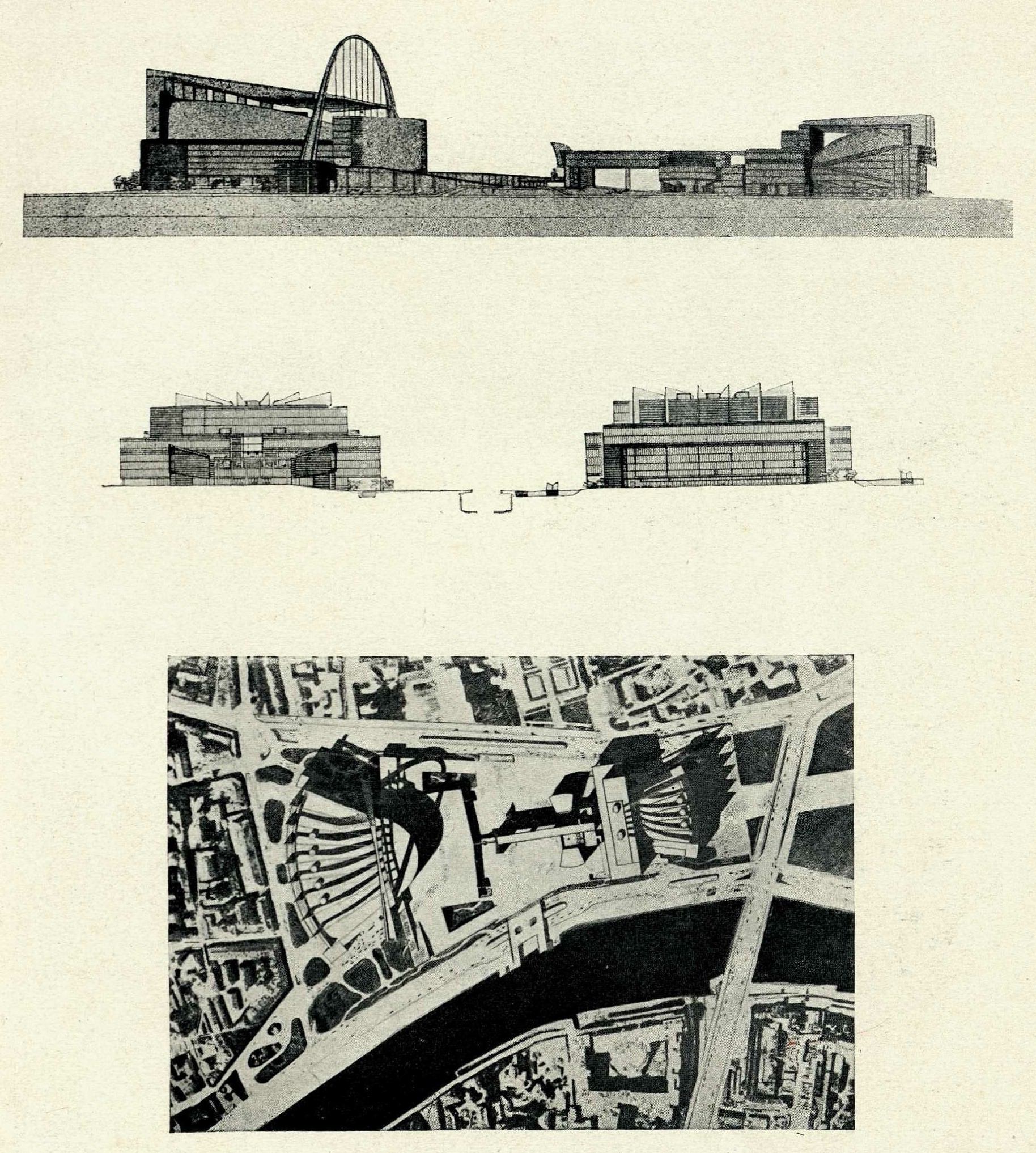 Конкурсный проект Дворца Советов (1932). Корбюзье (Франция. Заказной проект)