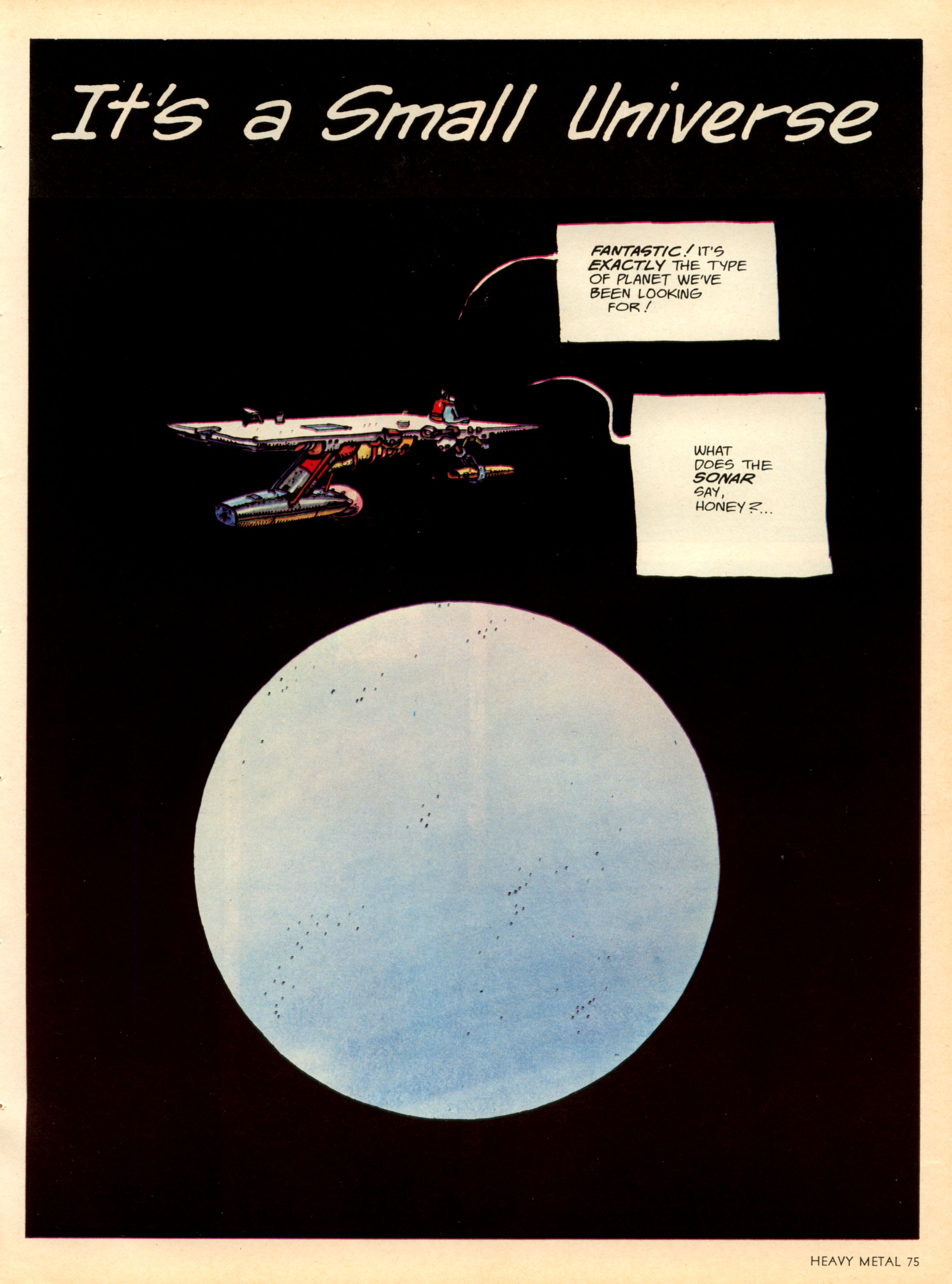Mœbius. It's A Small Universe. 1977
