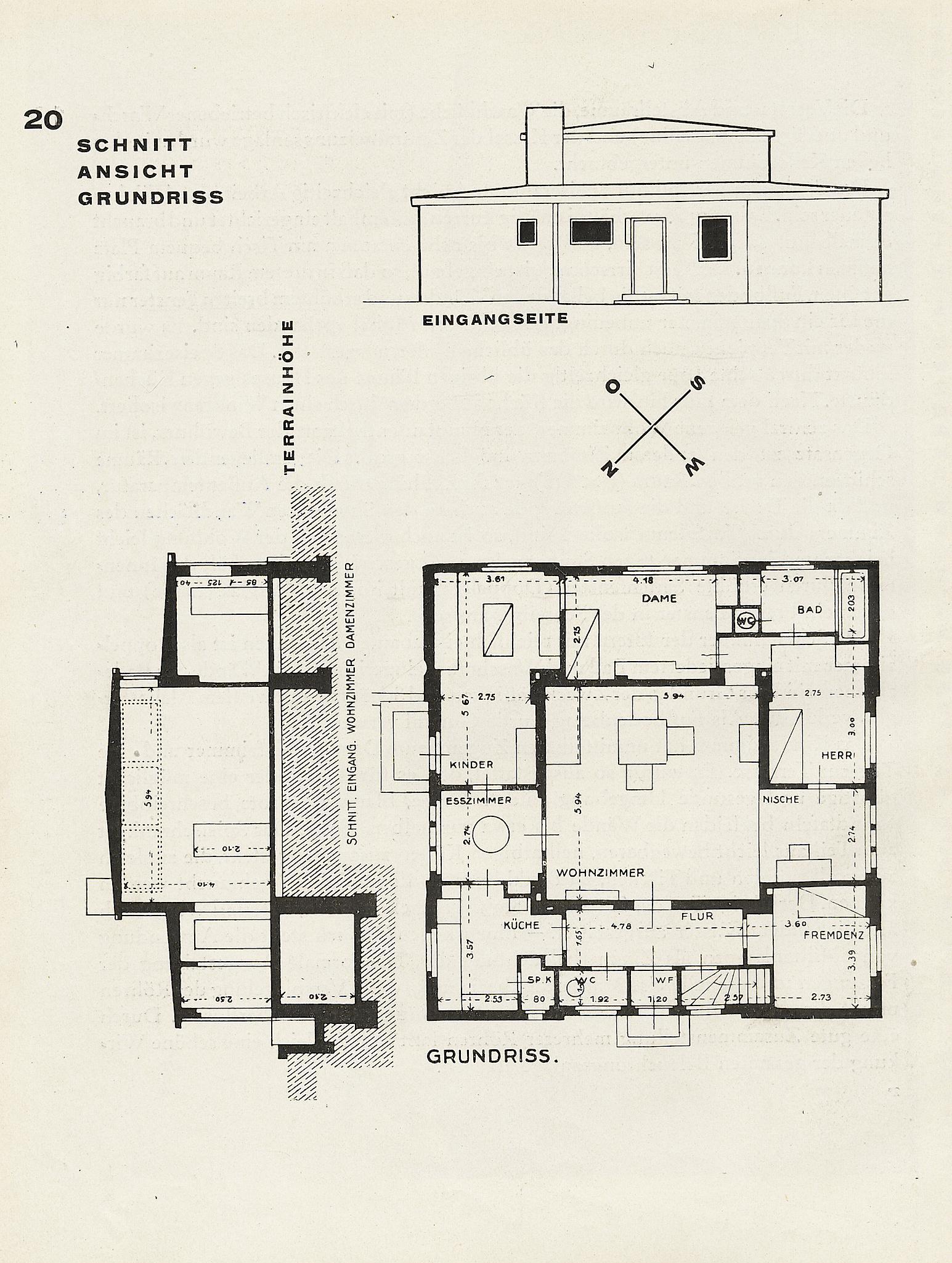 Ein Versuchshaus des Bauhauses in Weimar / Zusammengestellt von Adolf Meyer. — München : Albert Langen Verlag, 1925. — 78 s., ill. — (Bauhausbücher 3)