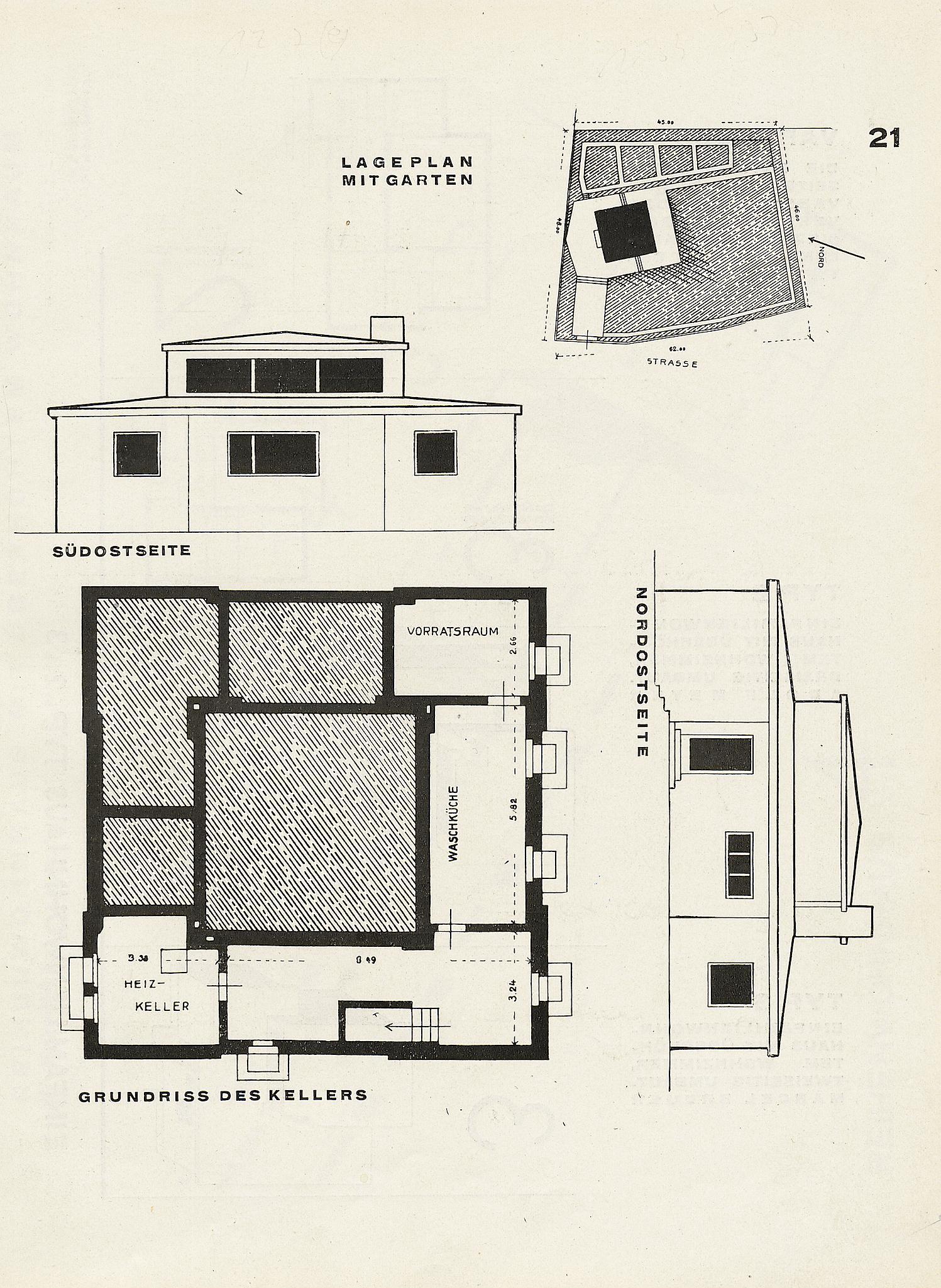 Ein Versuchshaus des Bauhauses in Weimar / Zusammengestellt von Adolf Meyer. — München : Albert Langen Verlag, 1925. — 78 s., ill. — (Bauhausbücher 3)