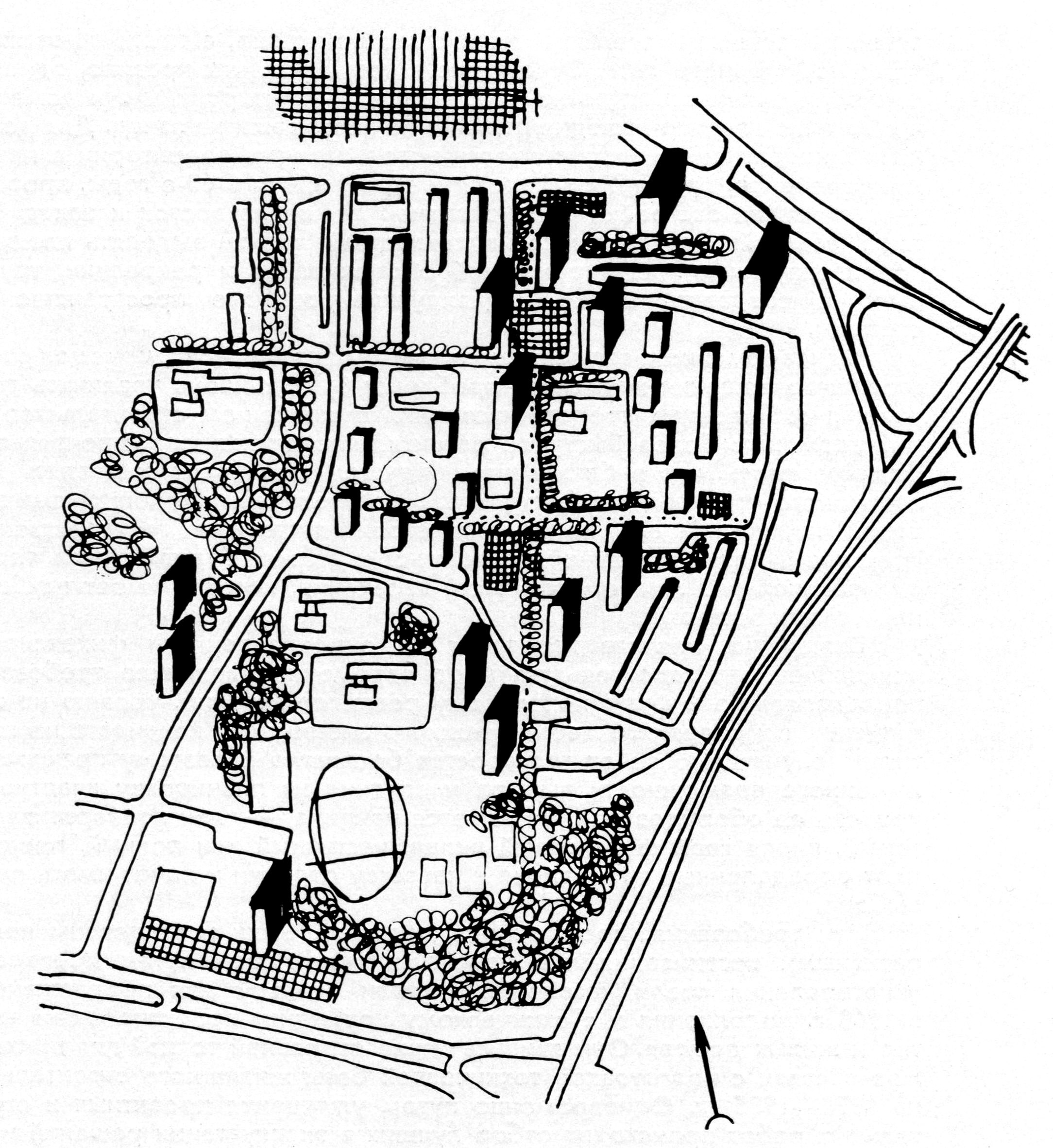 Рис. 12. Комплекс Слодовец в Белянах. Авторы М. и К. Пехотка, 1965 г.