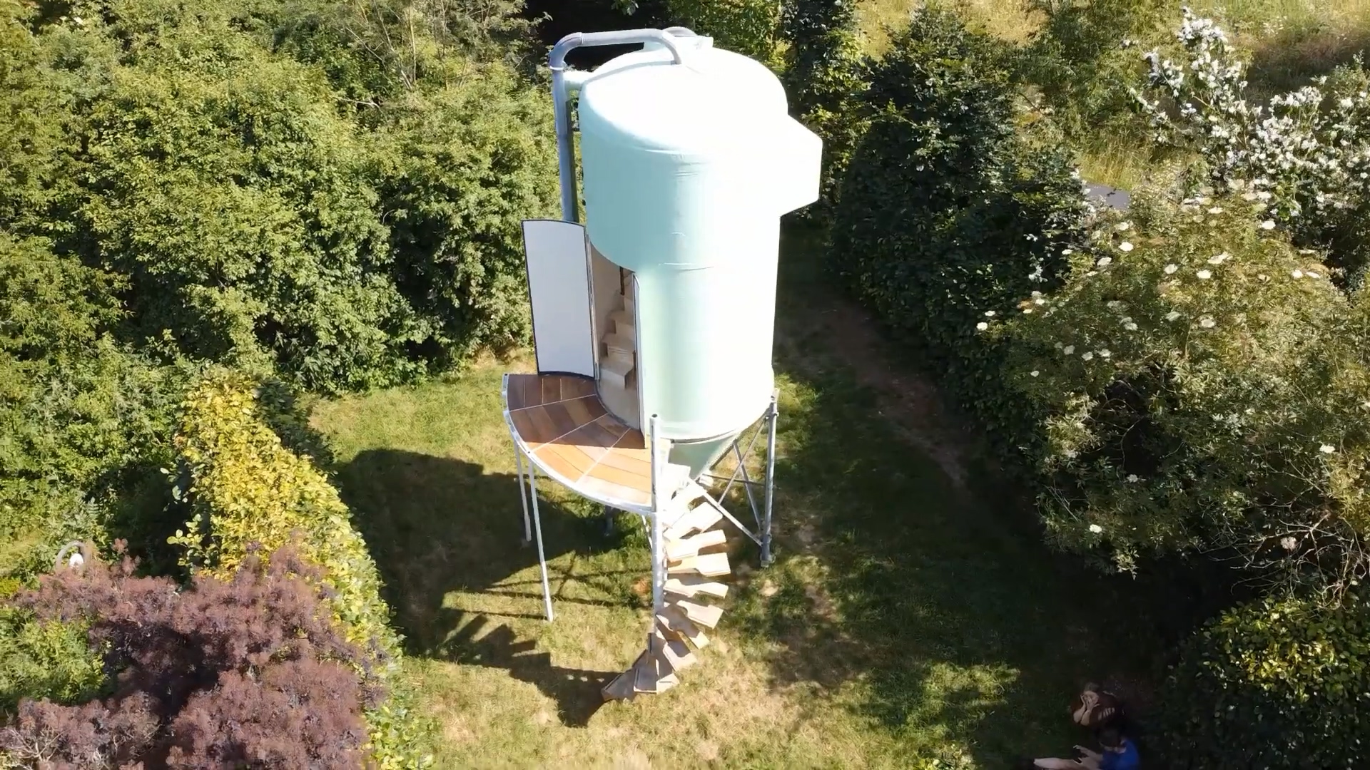 Stella van Beers converts grain silo into micro home