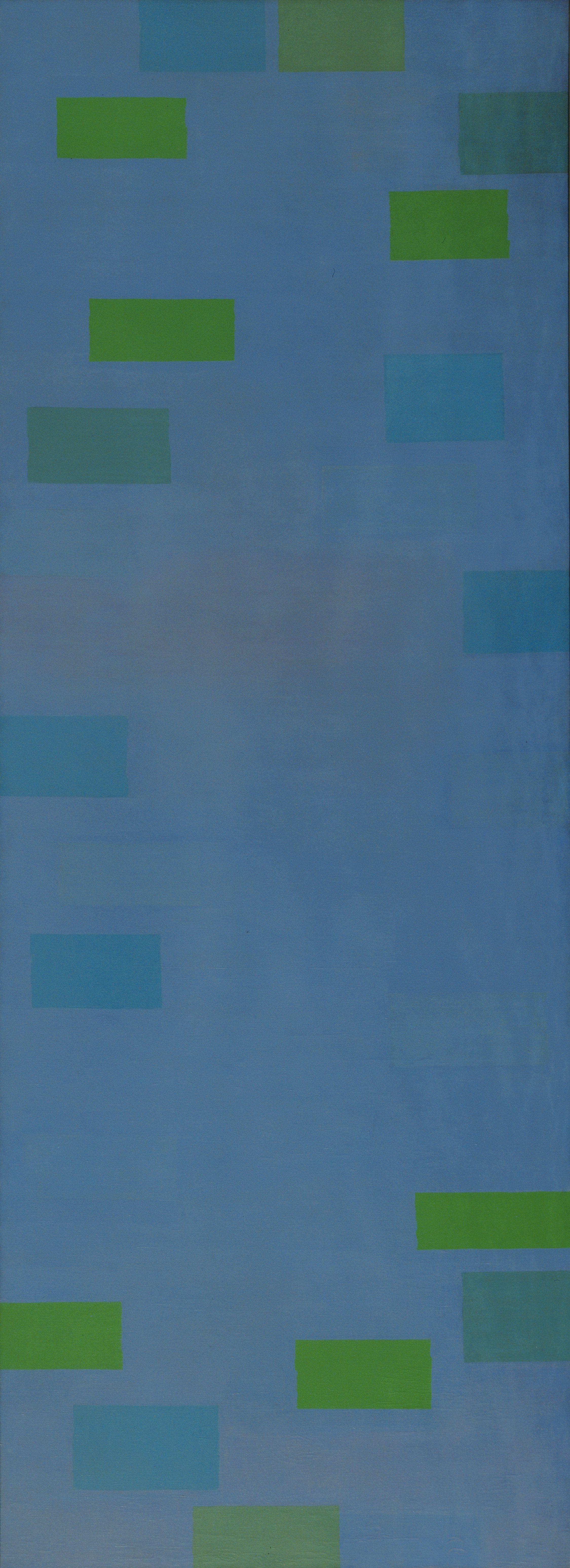 Ad Reinhardt. Abstract Painting (Blue). 1952