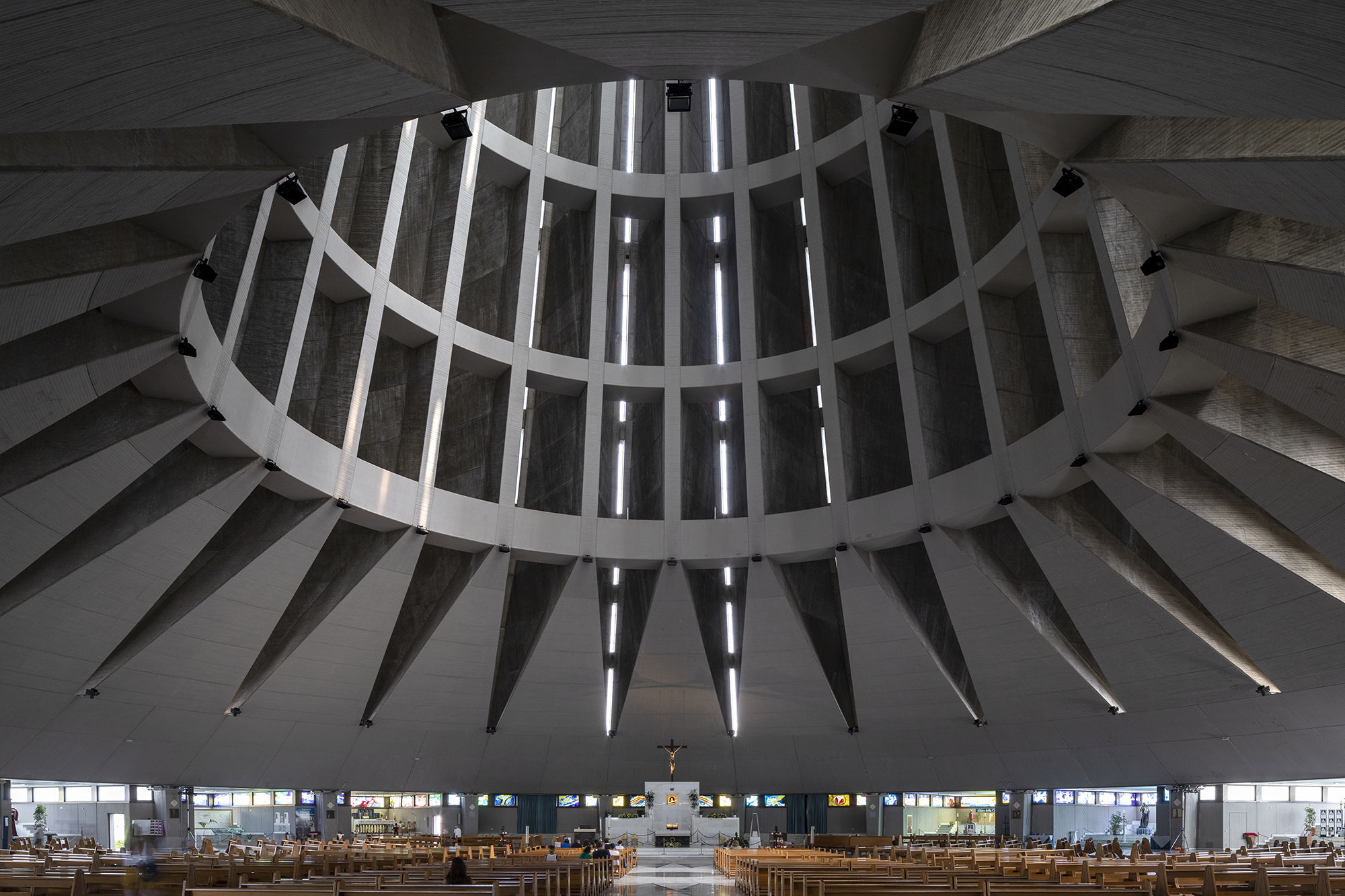 Our Lady of Tears Sanctuary, Syracuse. Michel Andrault, Pierre Parat (1966-1994) | image by Roberto Conte