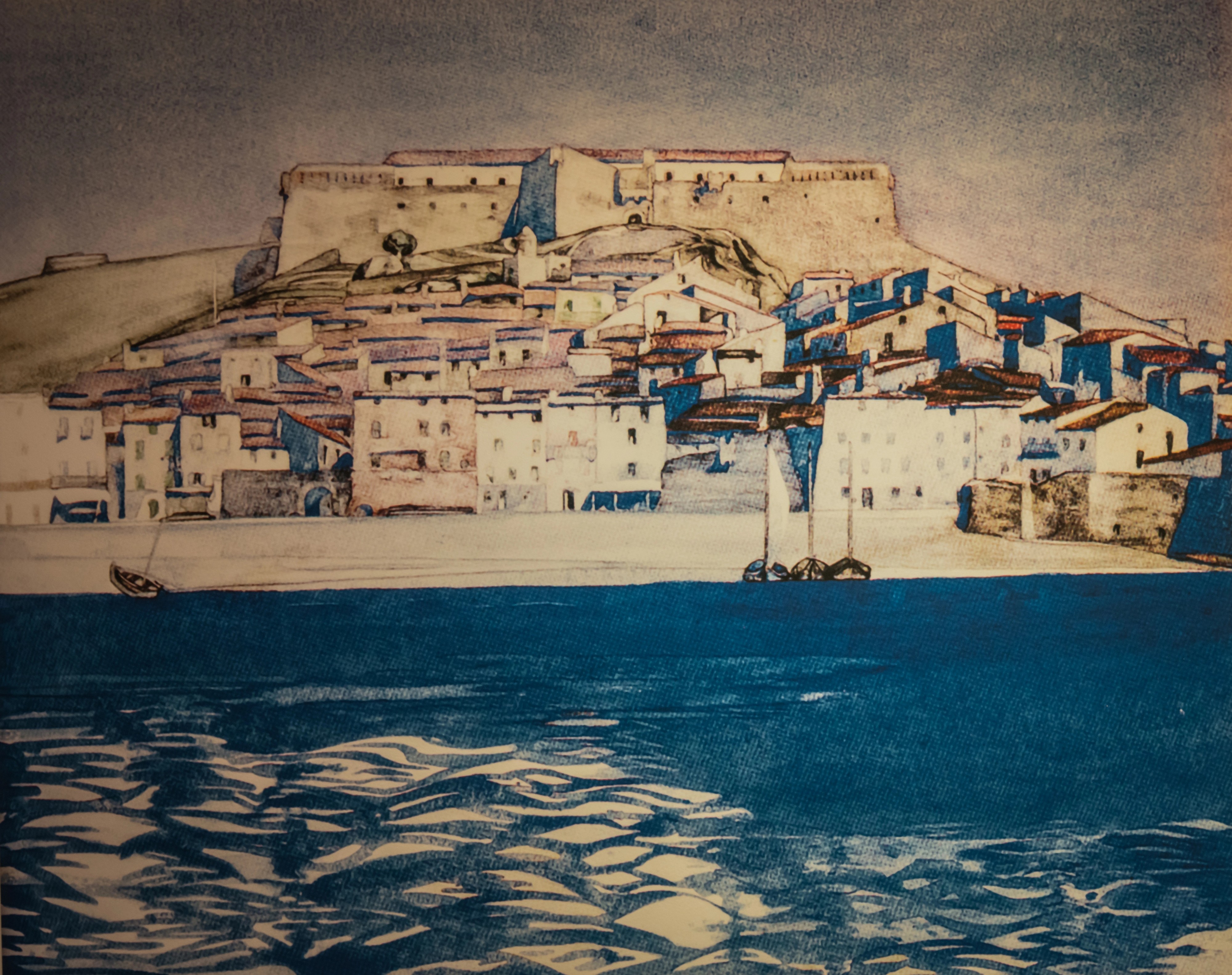 Charles Rennie Mackintosh. Collioure, Pyrénées-Orientales, c. 1924. Watercolor on white wove paper