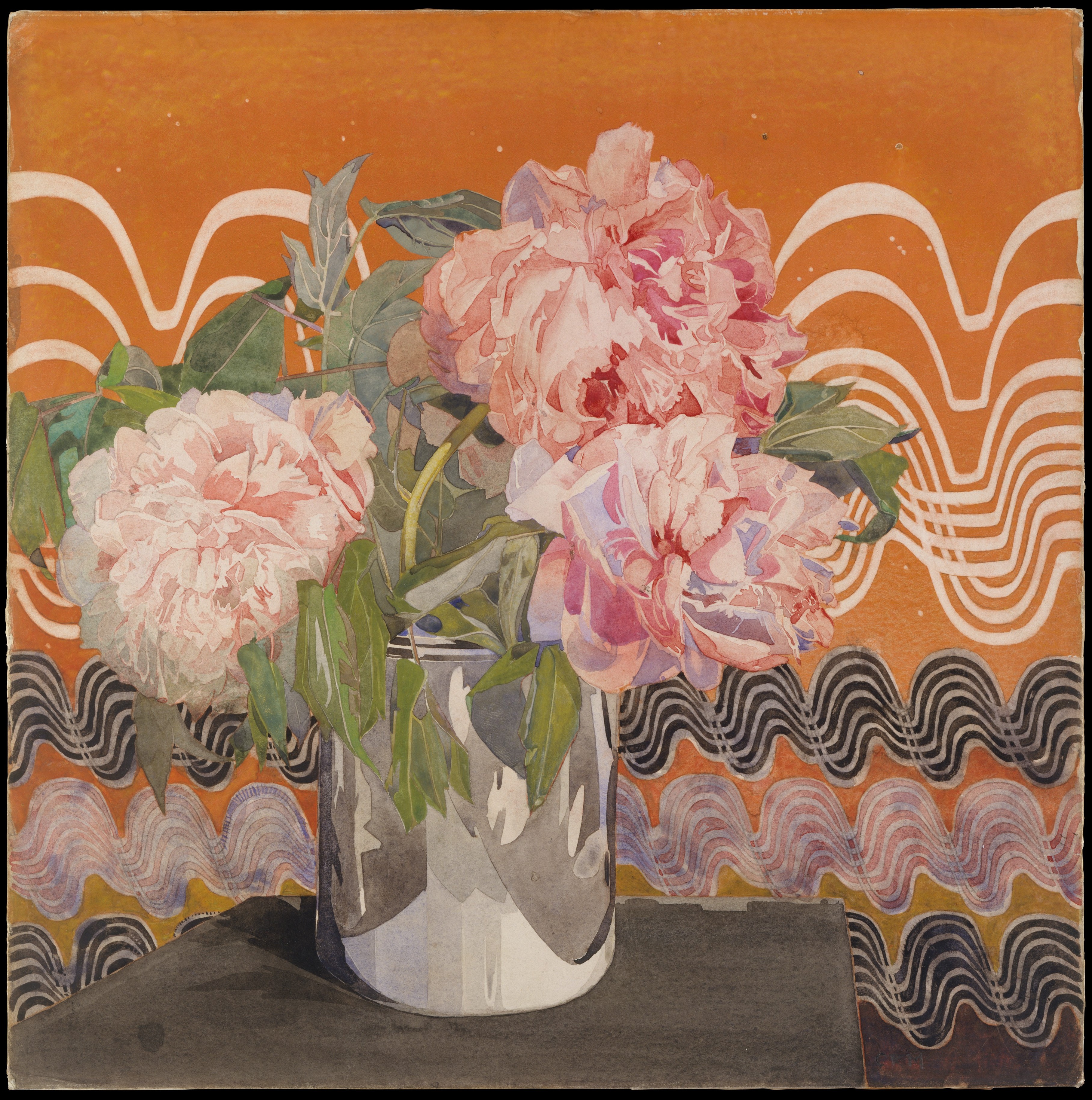 Charles Rennie Mackintosh. Peonies, ca. 1920