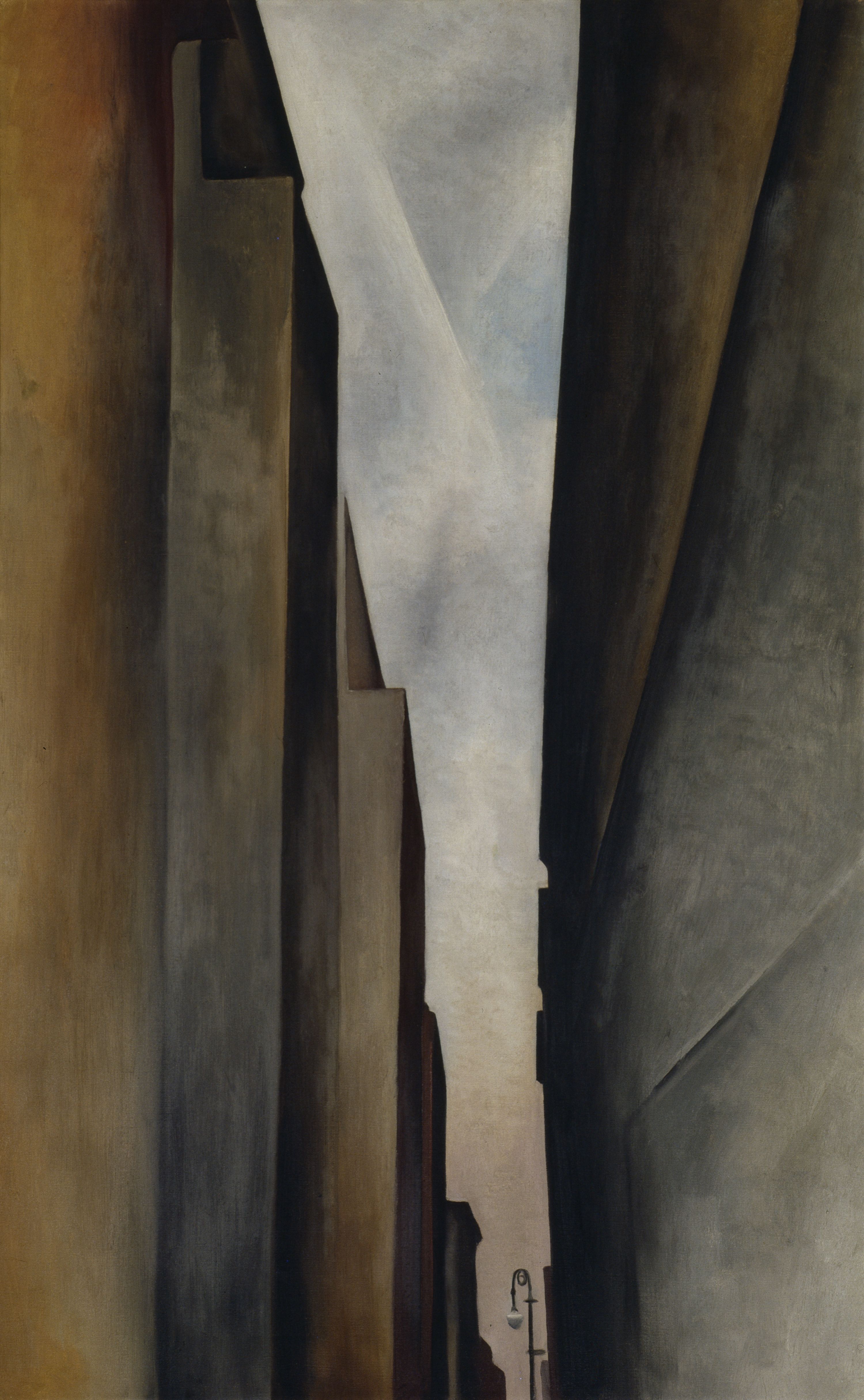 Georgia O'Keeffe. A Street. 1926. Source: Georgia O'Keeffe Museum