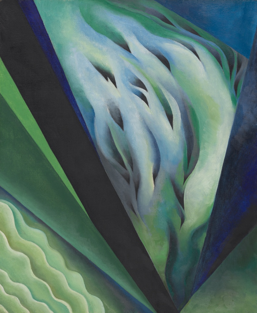 Georgia O'Keeffe. Blue and Green Music. 1919/21. Source: Art Institute of Chicago