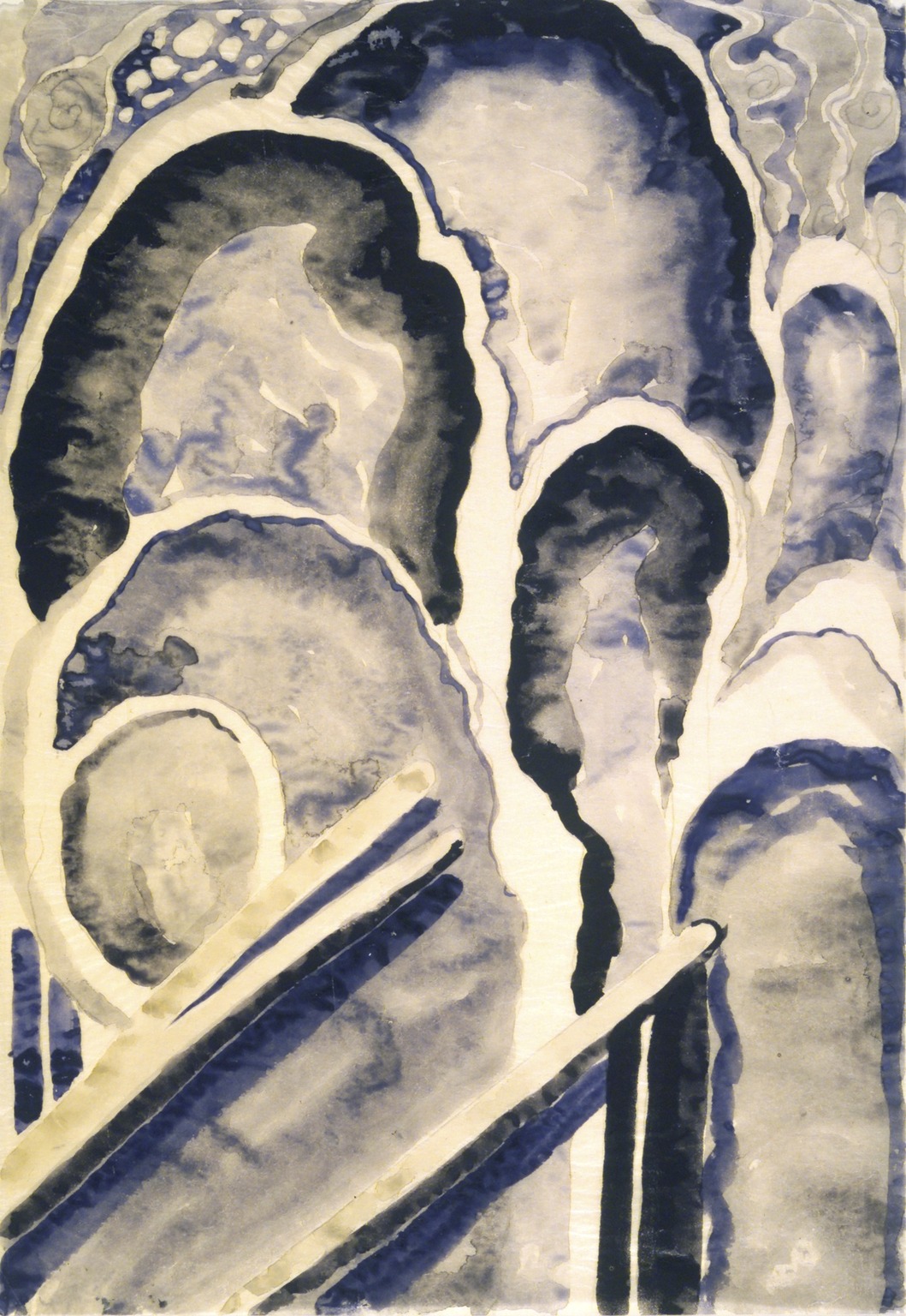 Georgia O'Keeffe. Blue #1. 1916. Source: Brooklyn Museum