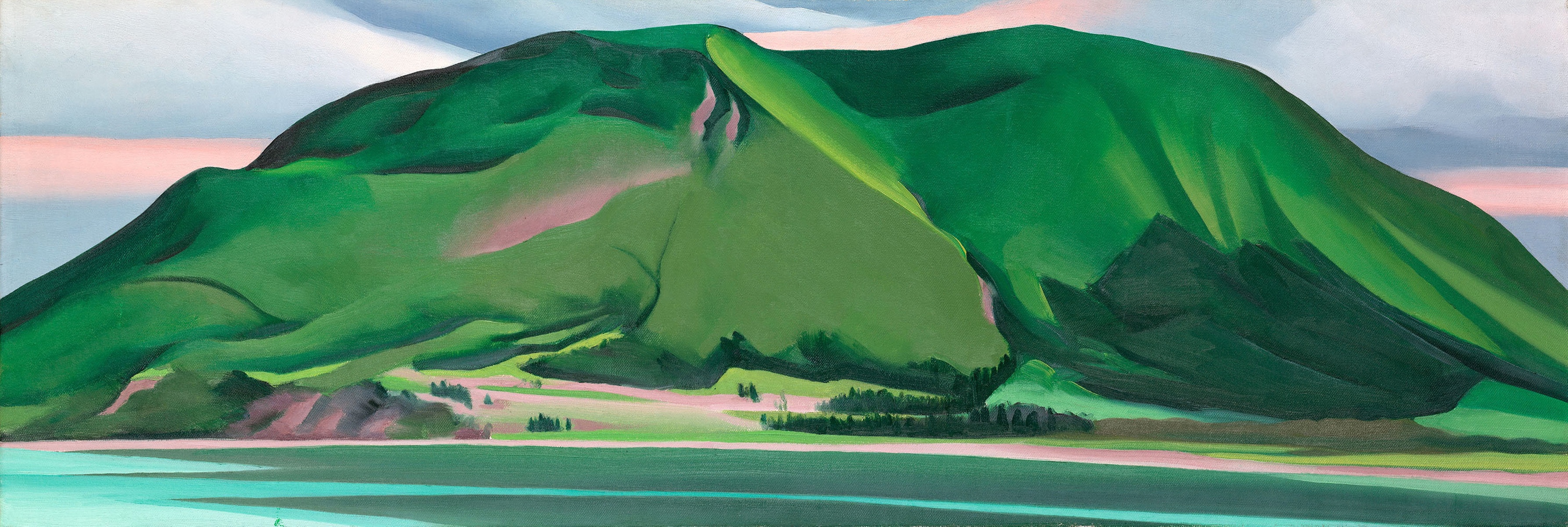Georgia O'Keeffe. Green Mountains, Canada. 1932. Source: Art Institute of Chicago