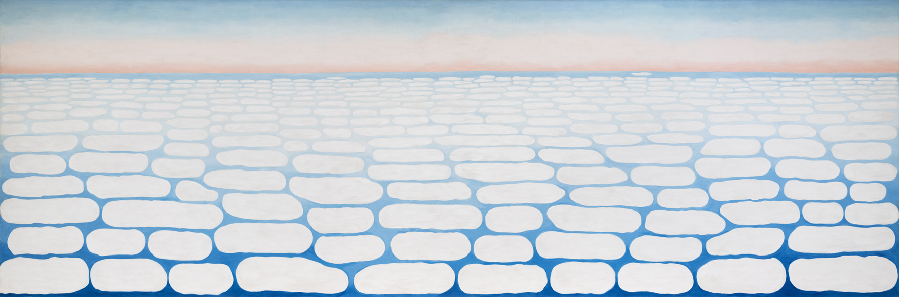 Georgia O'Keeffe. Sky above Clouds IV. 1965. Source: Art Institute of Chicago