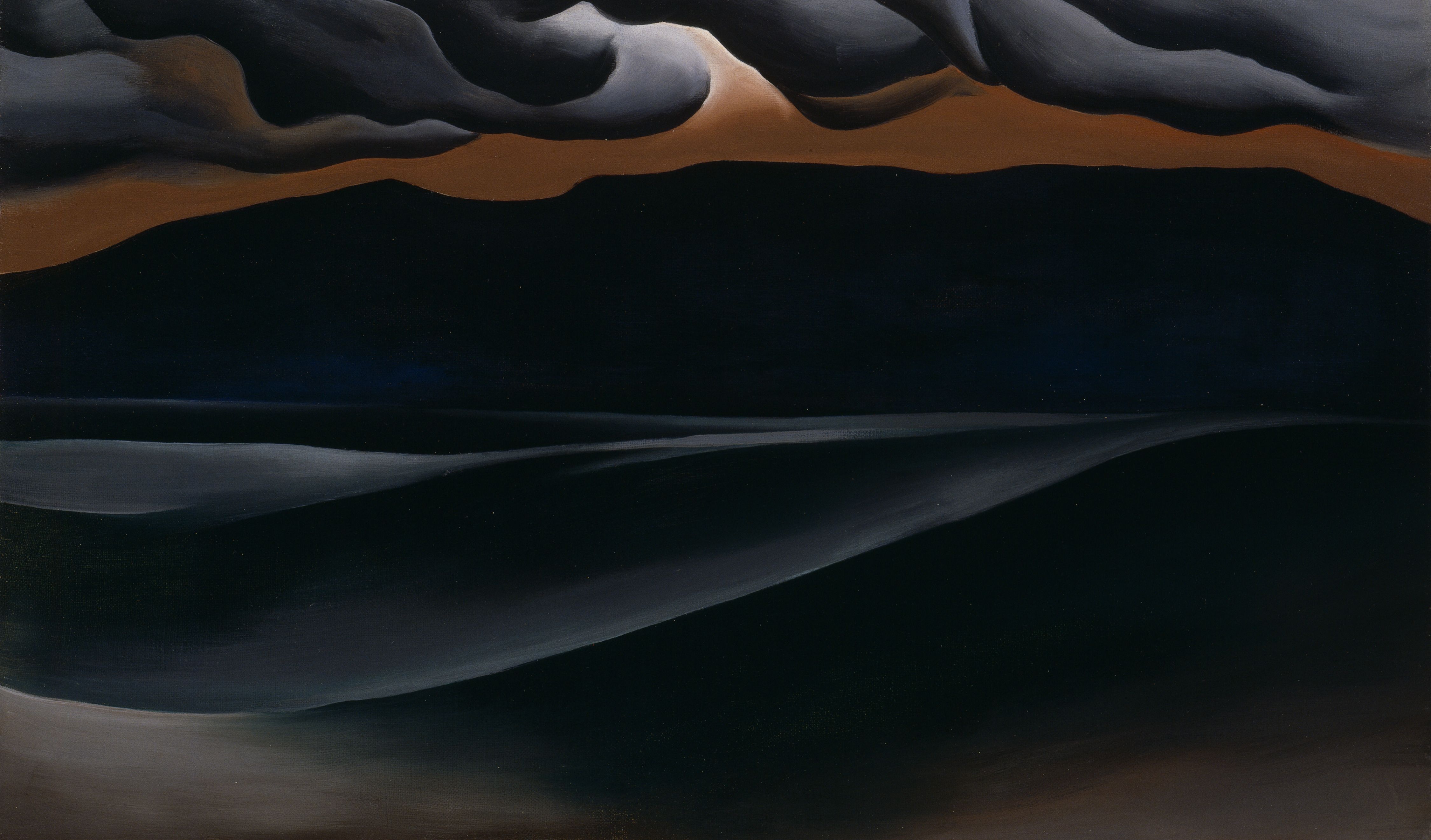 Georgia O'Keeffe. Storm Cloud, Lake George. 1923. Source: Georgia O'Keeffe Museum