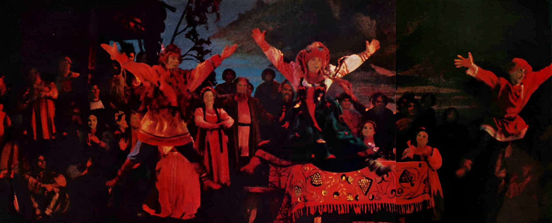 Энергичными и страстными прыжками танцоры Большого театра создают волшебство в опере Чайковского «Чародейка»