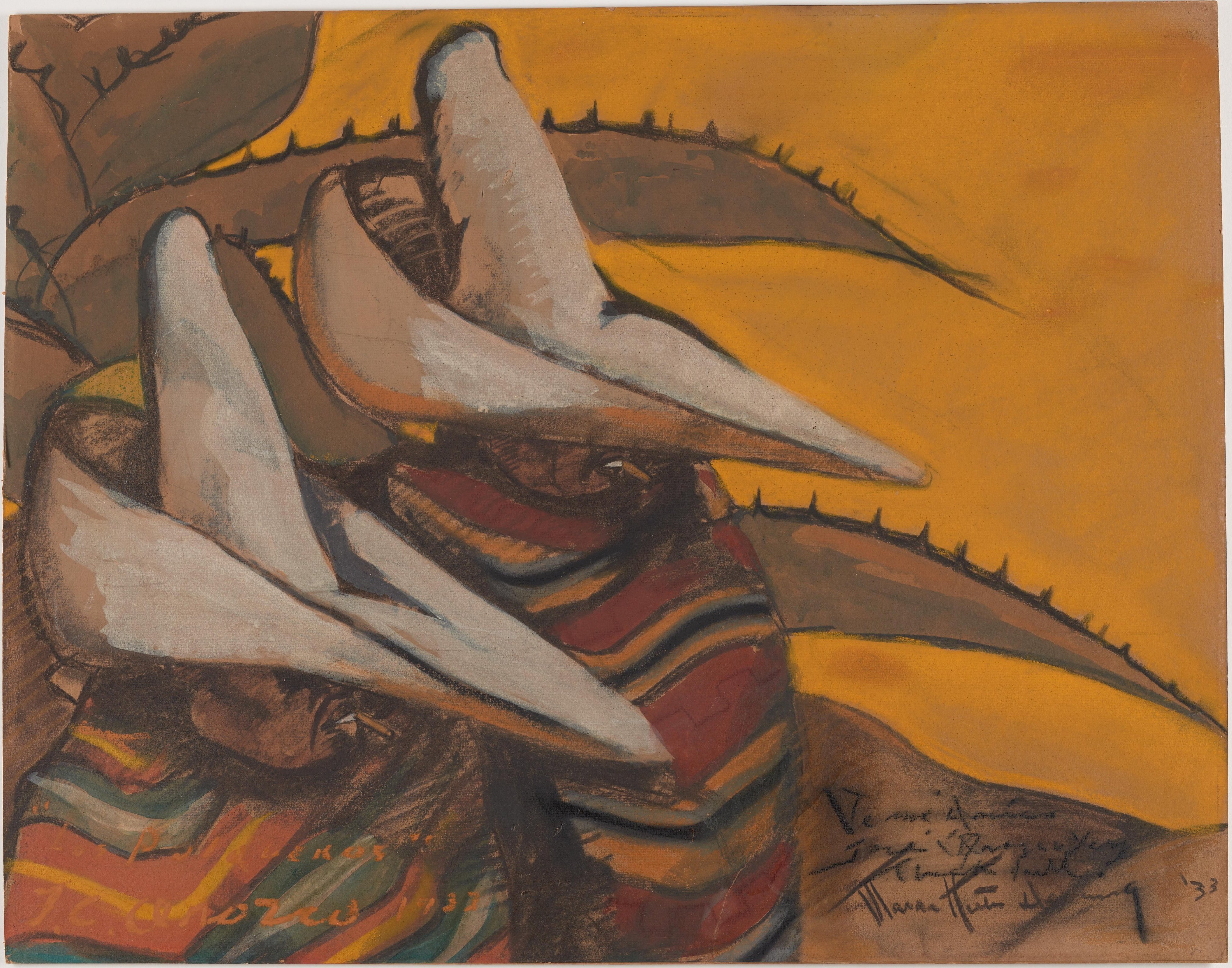 Possibly by José Clemente Orozco. Los Pulqueros. 1933