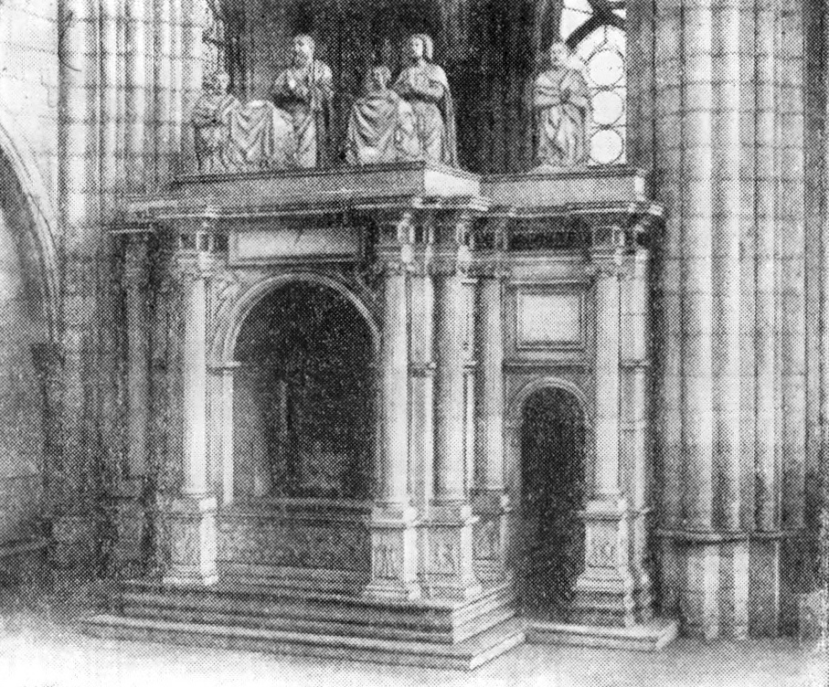 33. Сен-Дени. Гробница Франциска I, 1557—1558 гг. Ф. Делорм