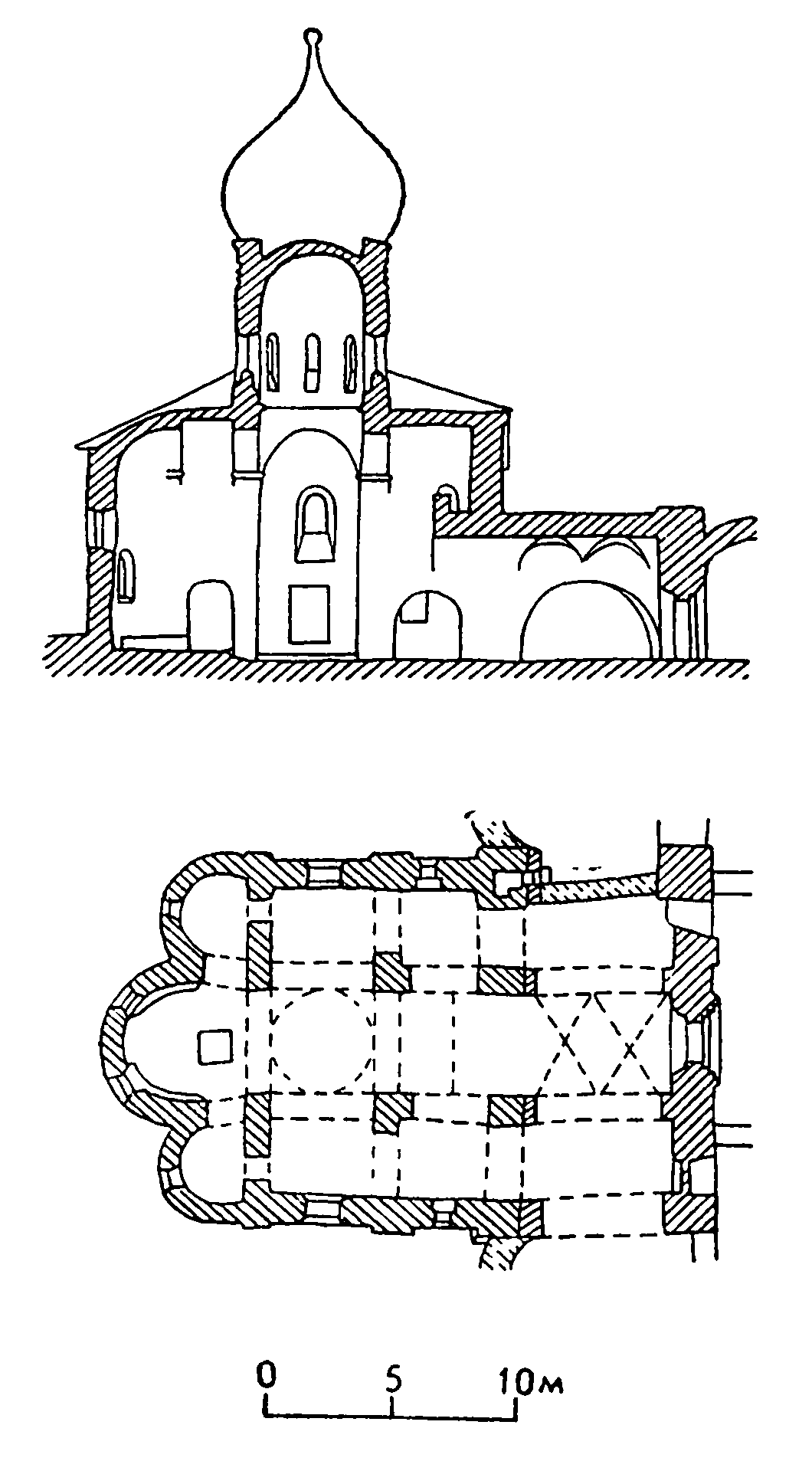Псков. Собор Снетогорского монастыря, 1310