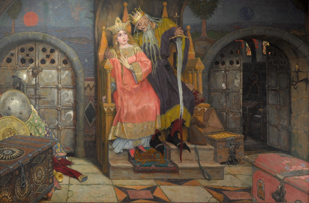 Виктор Васнецов. «Кащей Бессмертный». Холст, масло. 198×310 см. 1917—1919