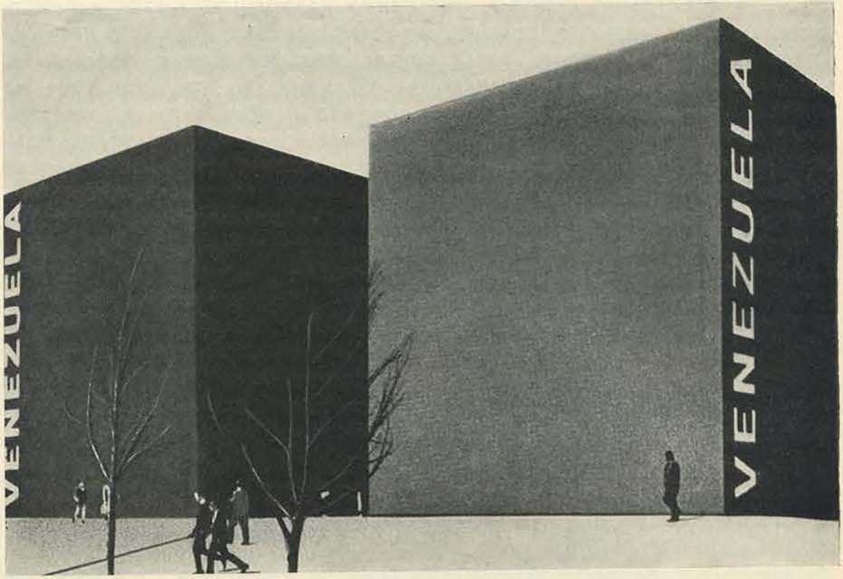 Павильон Венесуэлы на Всемирной выставке в Монреале. 1967 г.