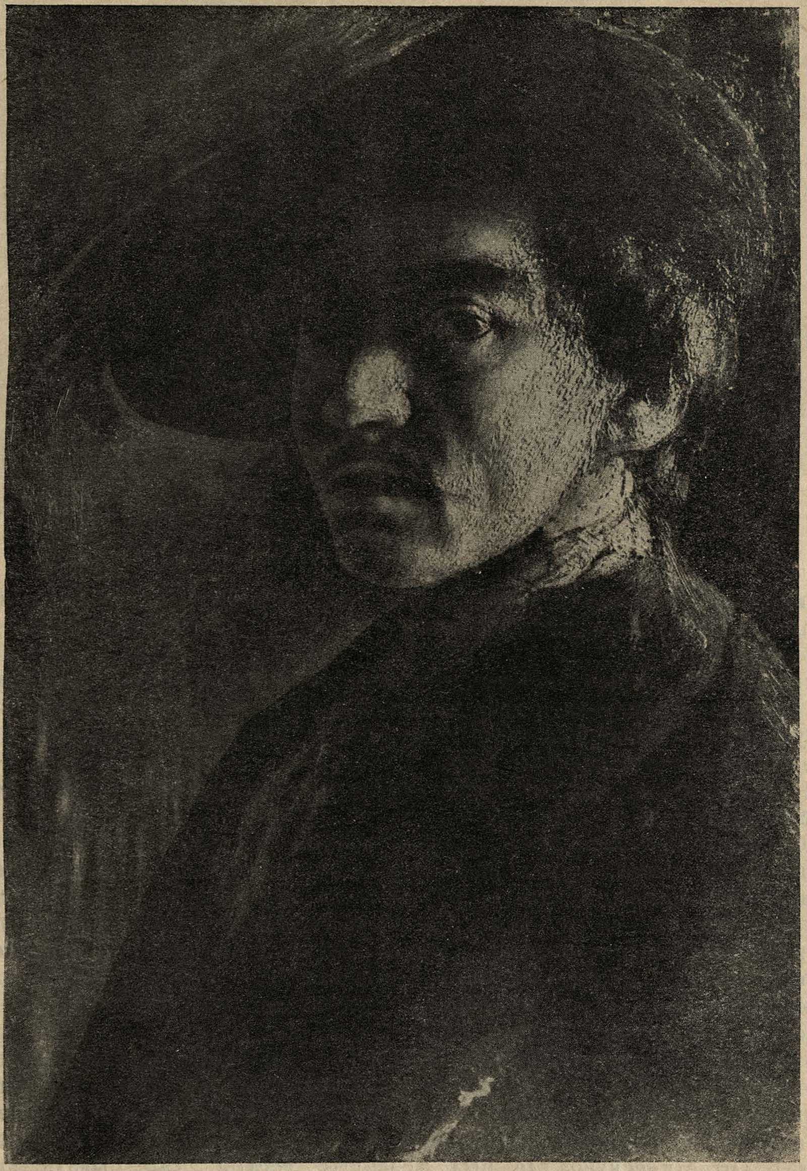 Бродский. Автопортрет. Масло 1904 г.