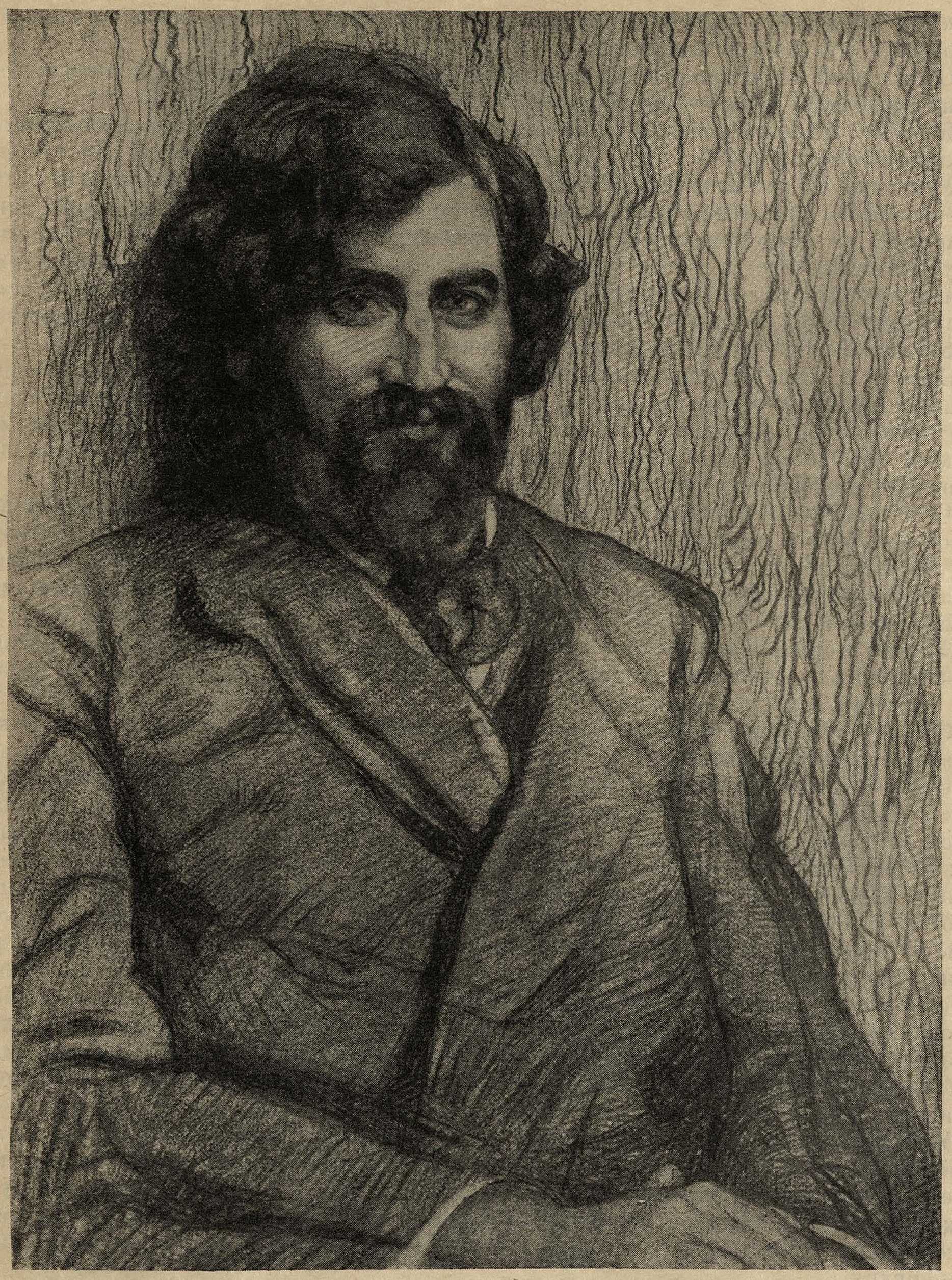 Писатель В. И. Гордин. Рисунок 1912 г.