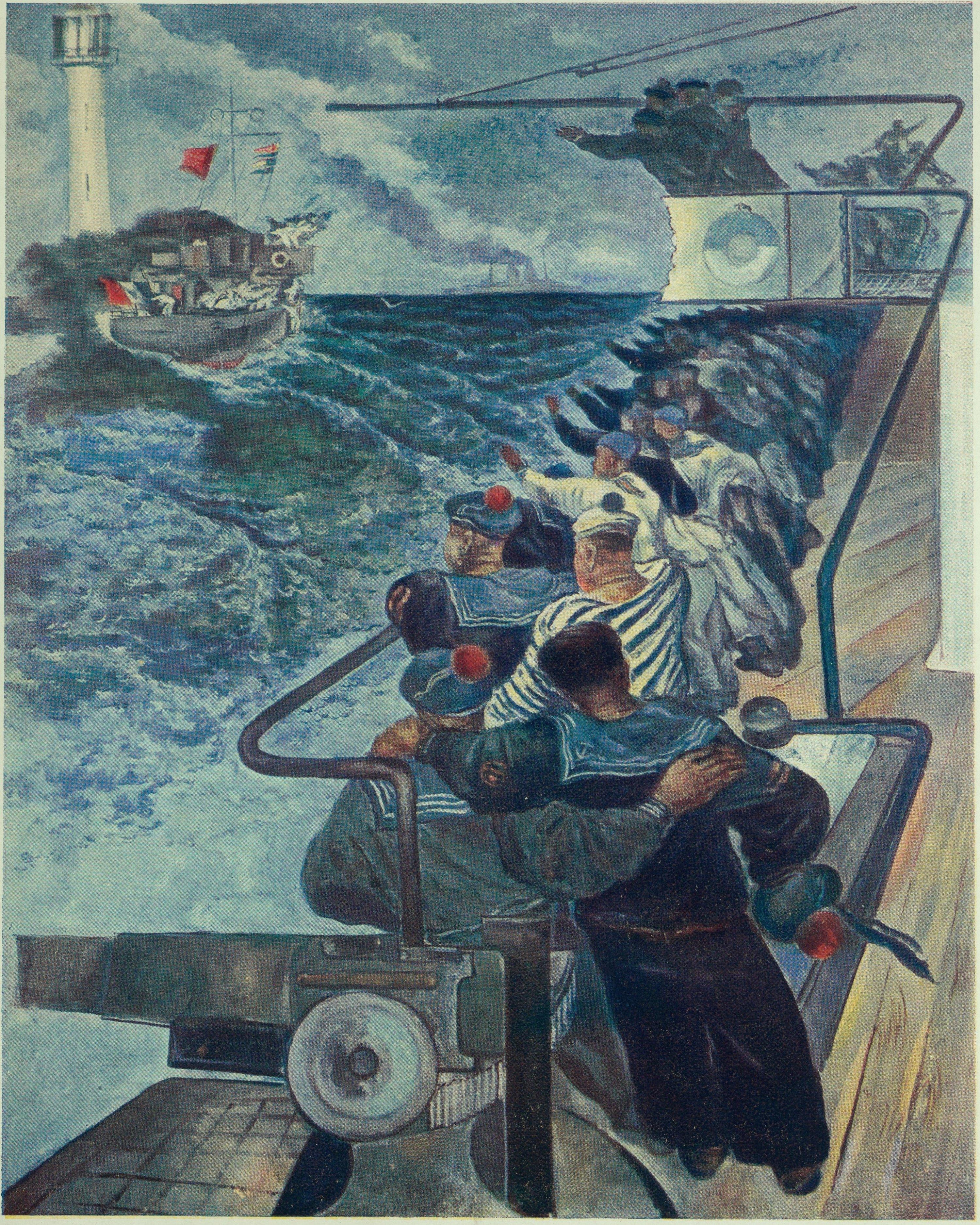 Г. Нисский. Восстание во французском флоте. (Анри Марти) «Искусство в массы». 1931. № 1