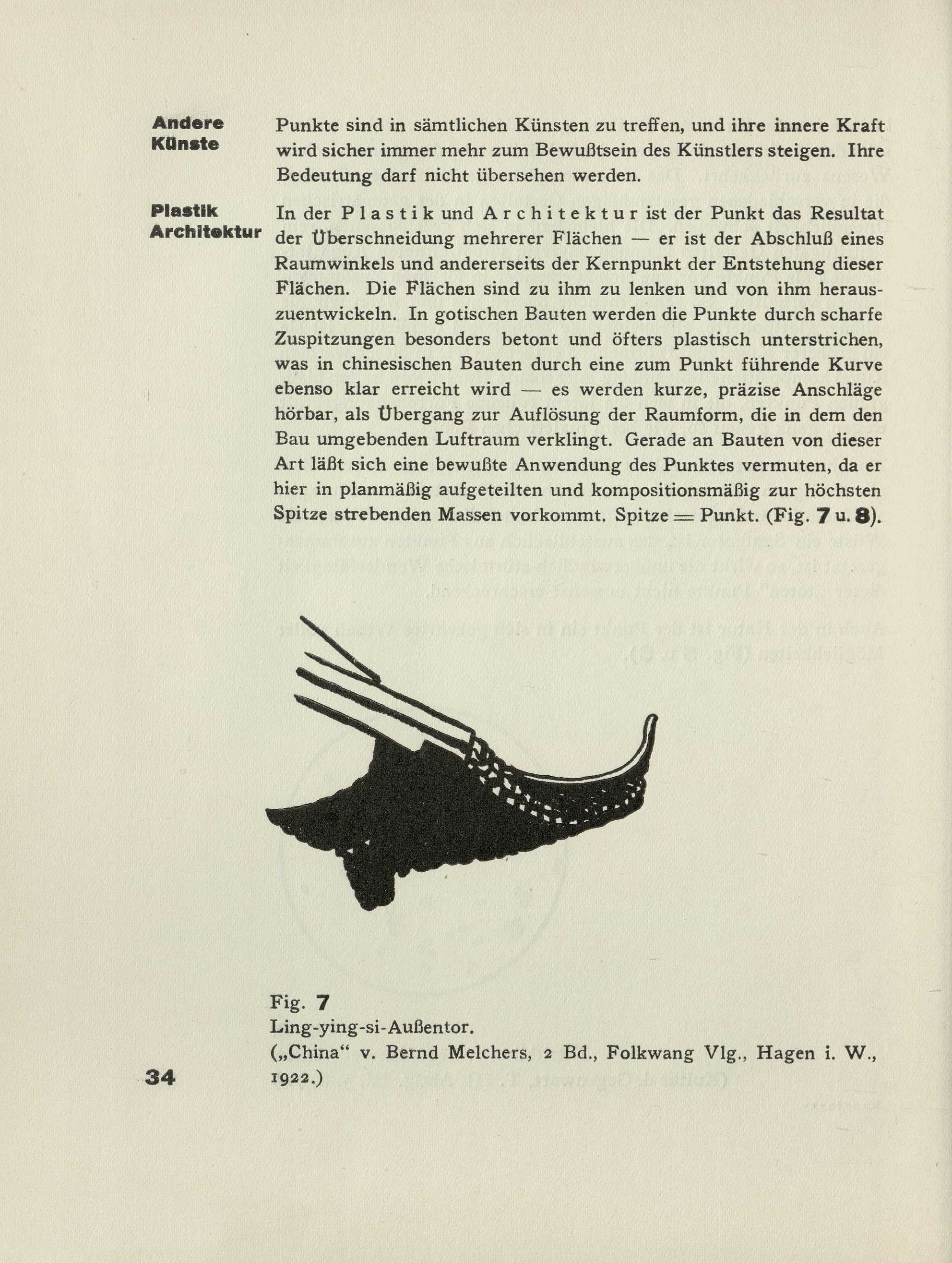 Punkt und Linie zu Fläche : Beitrag zur Analyse der malerischen Elemente / Kandinsky. — 2. auflage, unverändert. — München : Albert Langen Verlag, 1928