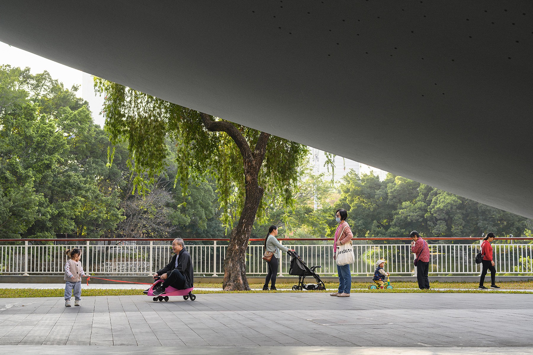 The Opened Land – Redevelopment Design of the Eastern Entrance of Shenzhen People’s Park. © REFORM. Photography: Pei Yu, Sai Shu