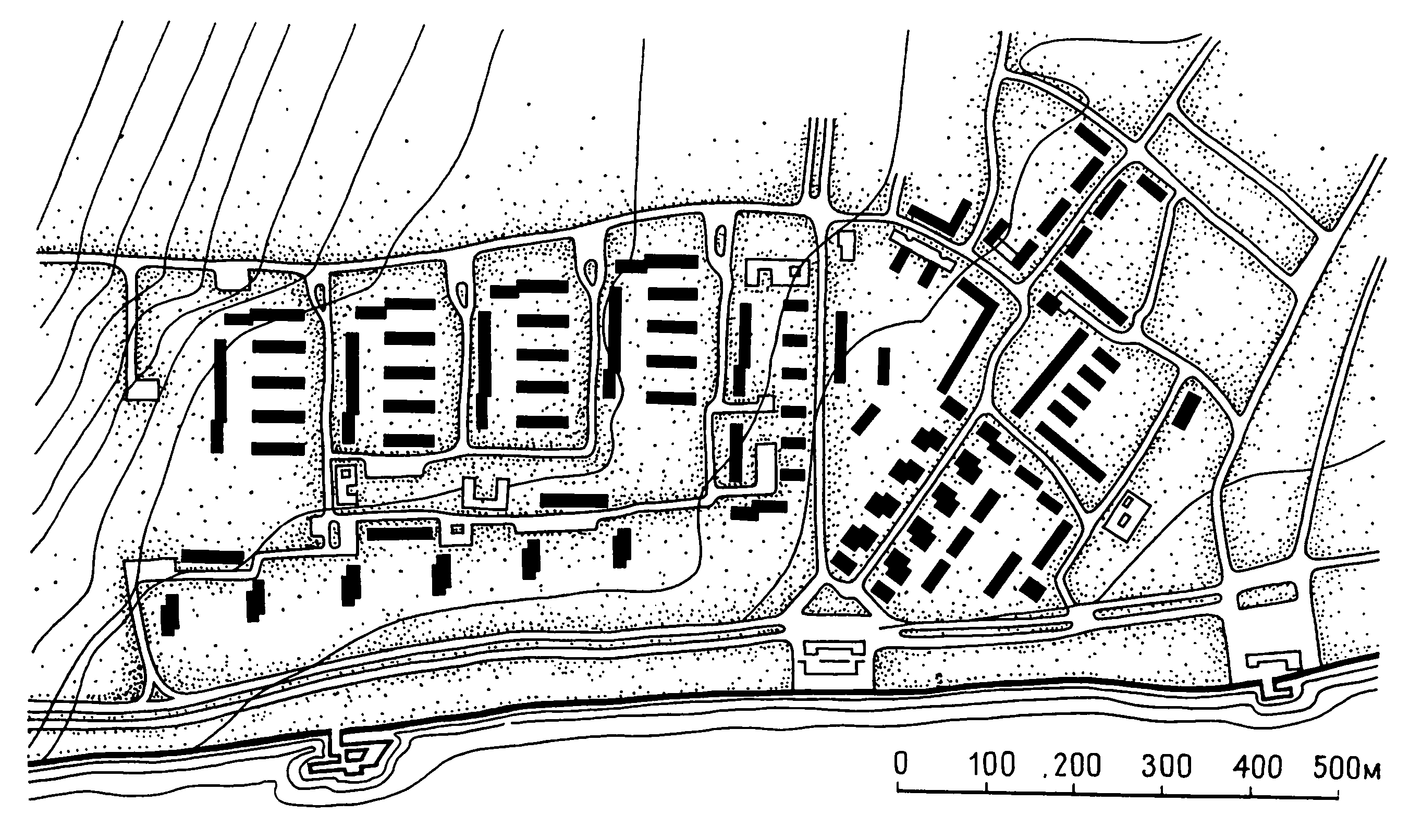 Галац. Центр города. Архит. К. Фрумузаке и др. 1956