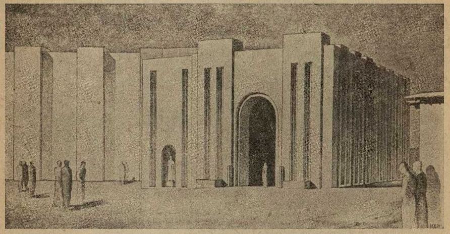 46. Реконструкция дворца Нарамсина (2-ая пол. III тыс. до хр. э.)