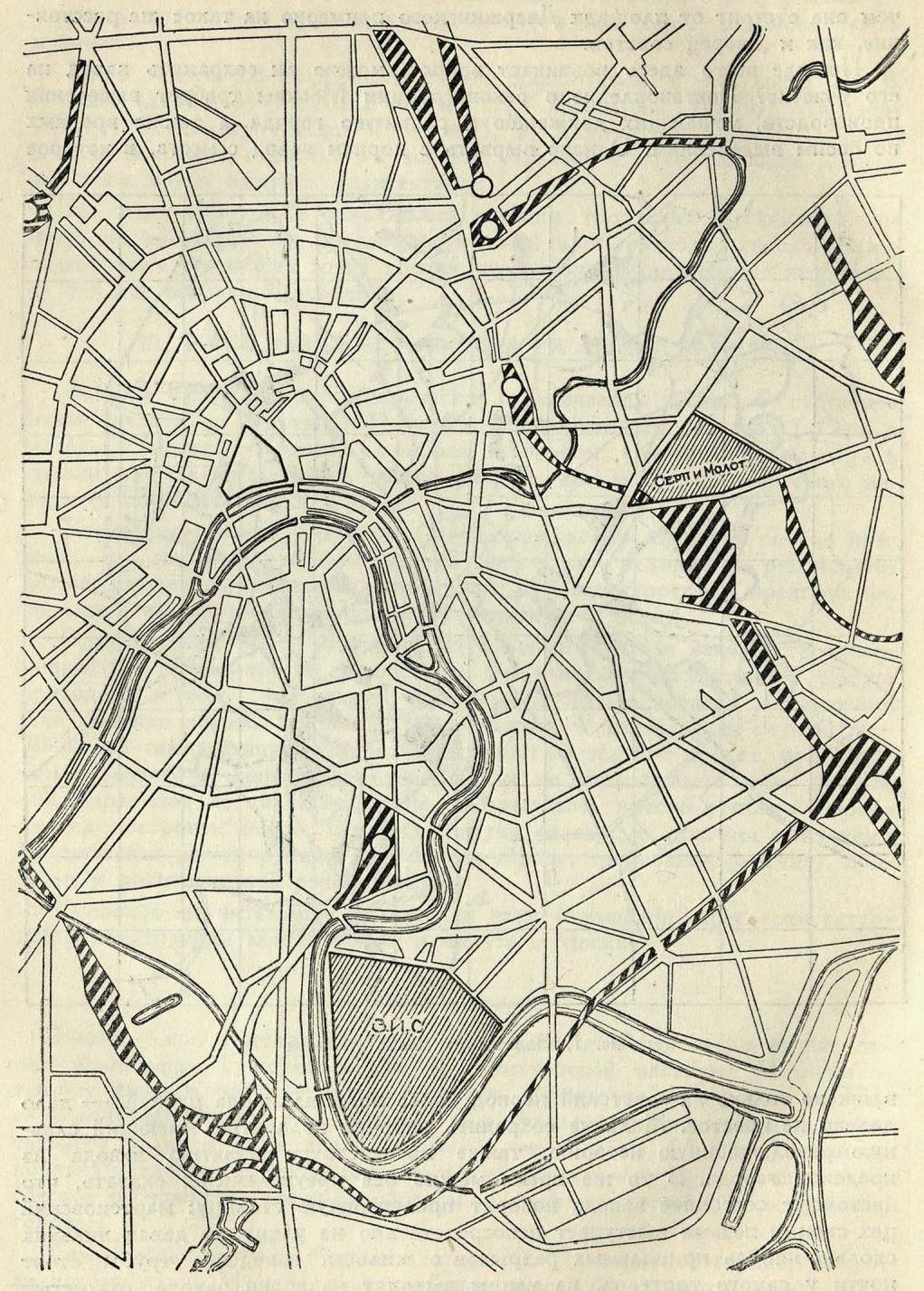 Рис. 2. Выкопировка из плана Москвы