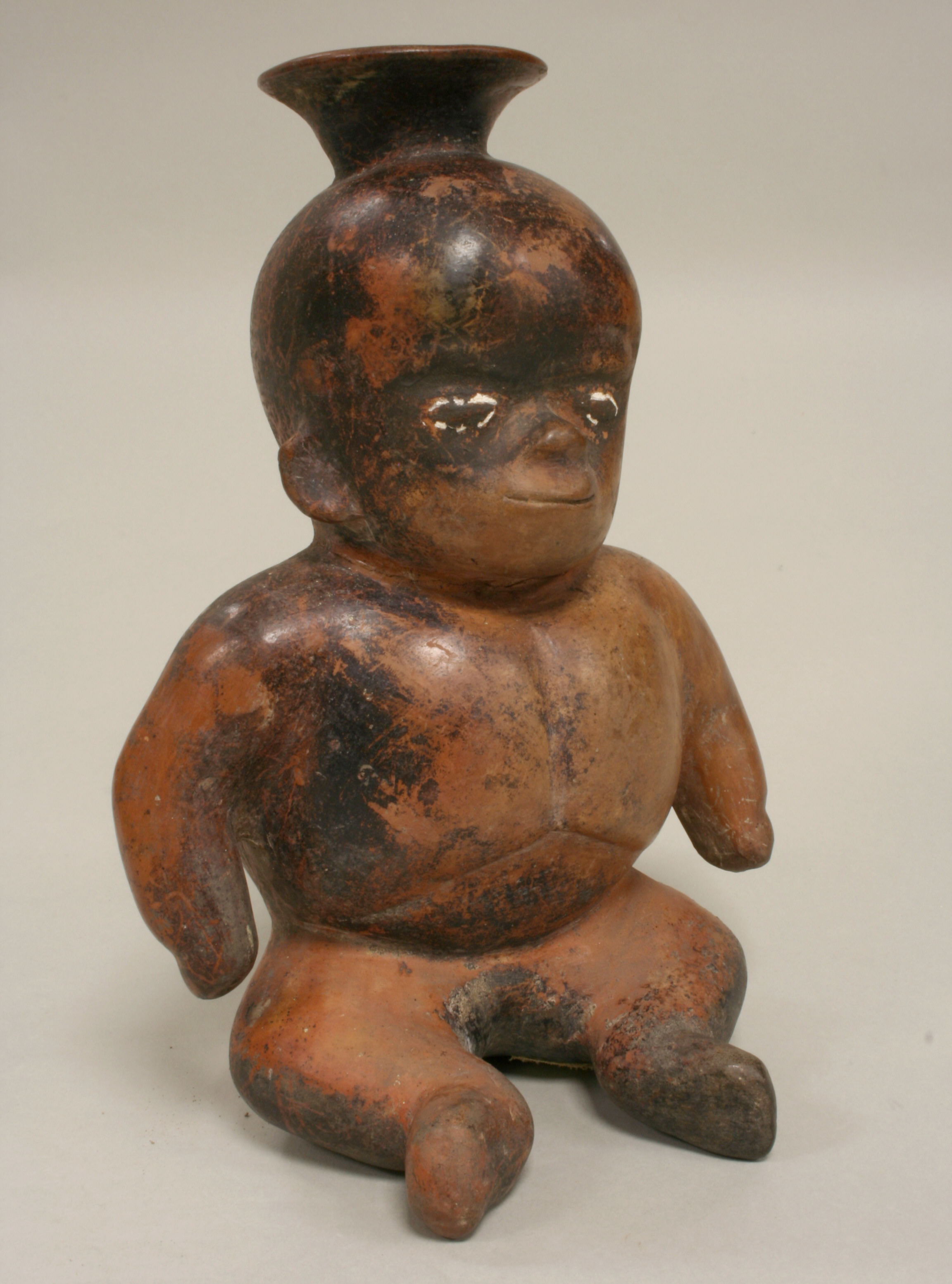 Hunchback Vessel. Colima. 2nd century BCE–3rd century CE