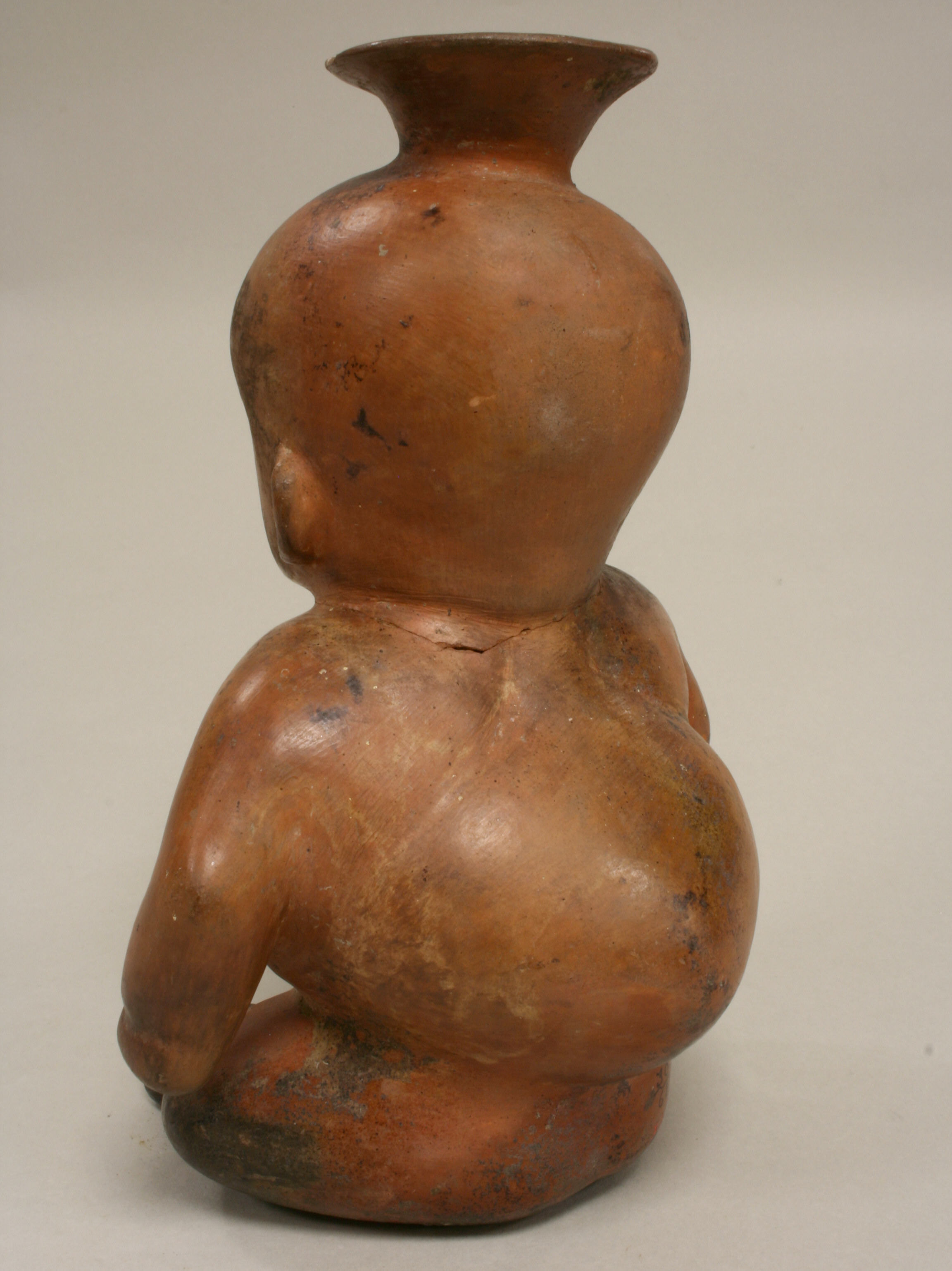 Hunchback Vessel. Colima. 2nd century BCE–3rd century CE