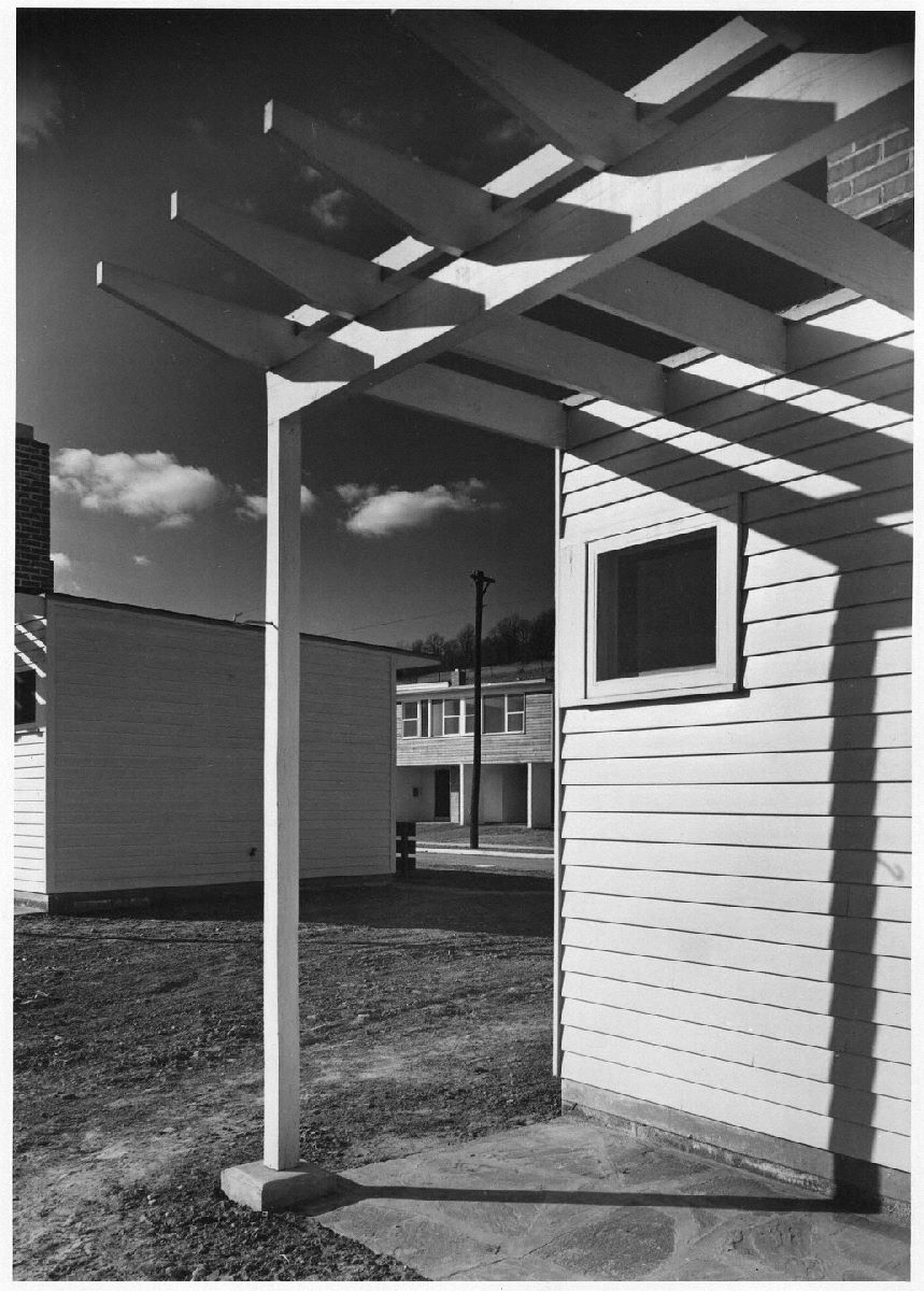 Louis I. Kahn. Project: Carver Court. Louis I. Kahn Collection, Architectural Archives, University of Pennsylvania