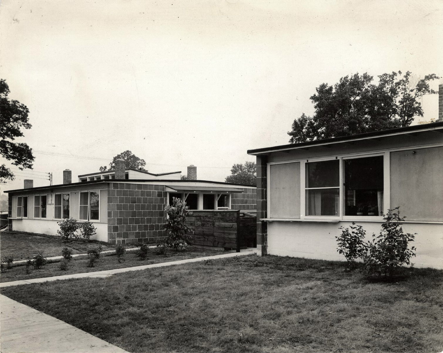 Louis I. Kahn. Project: Lily Ponds Houses. Client: The United States of America, acting through the Alley Dwelling Authority. Louis I. Kahn Collection, Architectural Archives, University of Pennsylvania