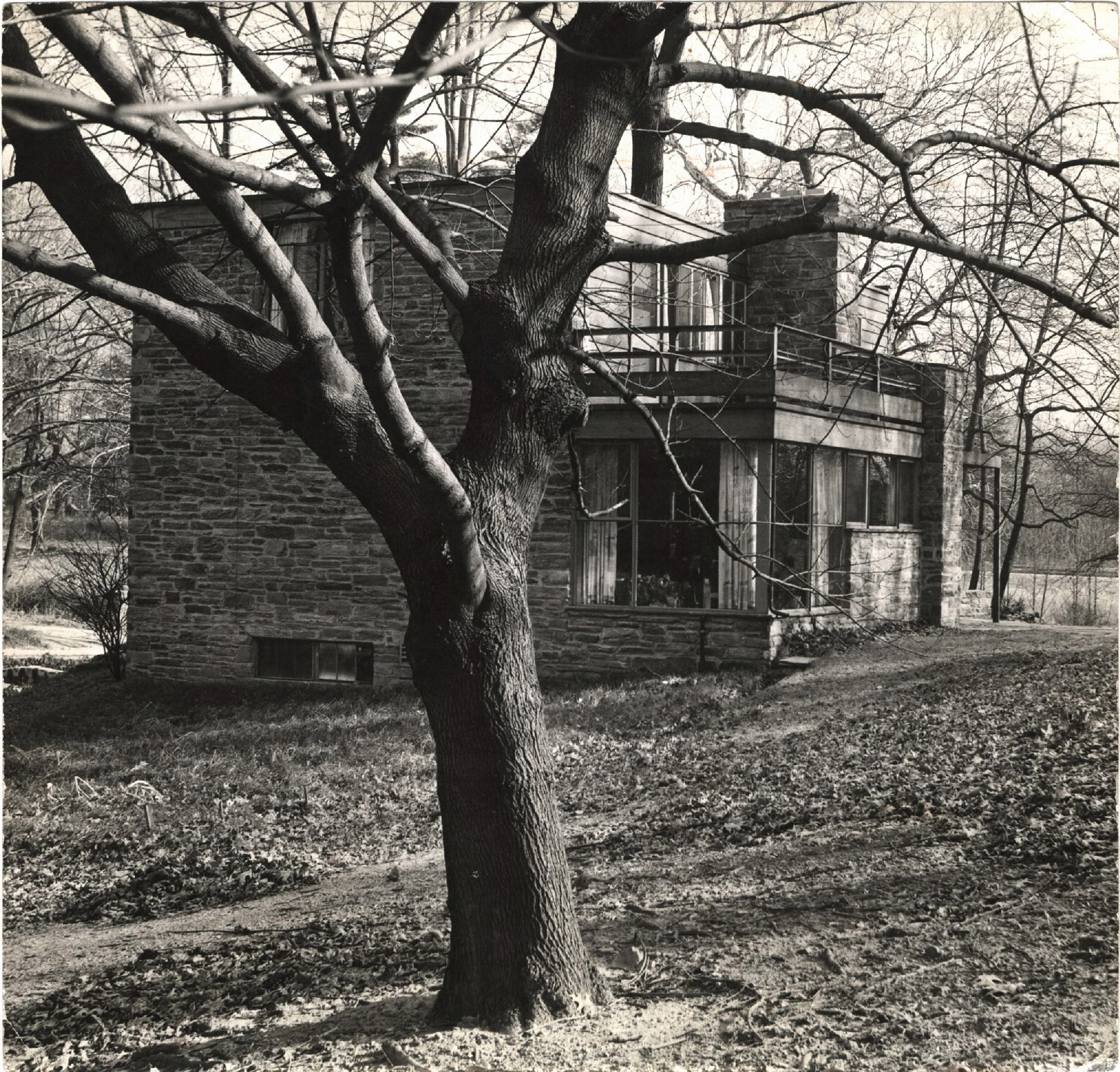 Louis I. Kahn. Project: Oser Residence. Client: Oser, Mr. and Mrs. Jesse. Louis I. Kahn Collection, Architectural Archives, University of Pennsylvania