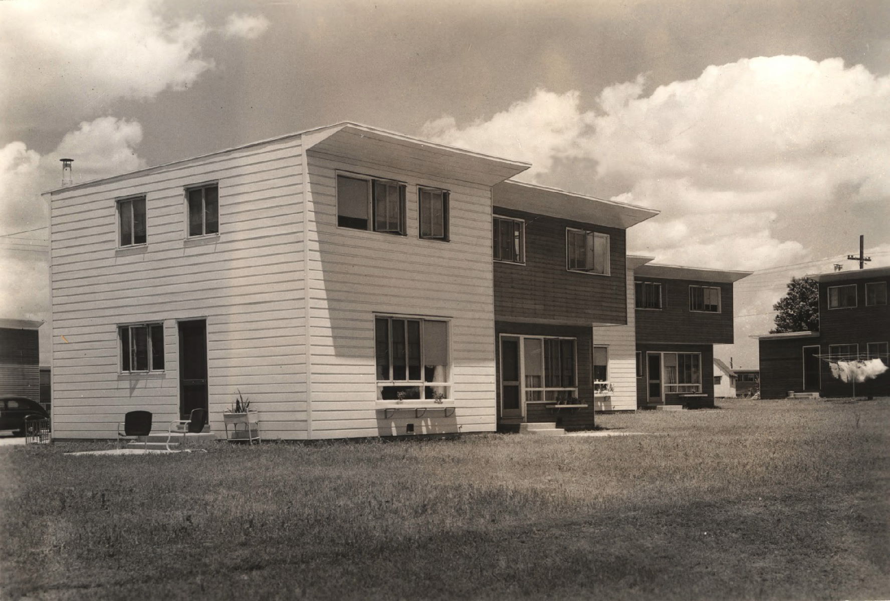 Louis I. Kahn. Project: Pennypack Woods. Client: Federal Works Agency and Federal Public Housing Authority. Louis I. Kahn Collection, Architectural Archives, University of Pennsylvania