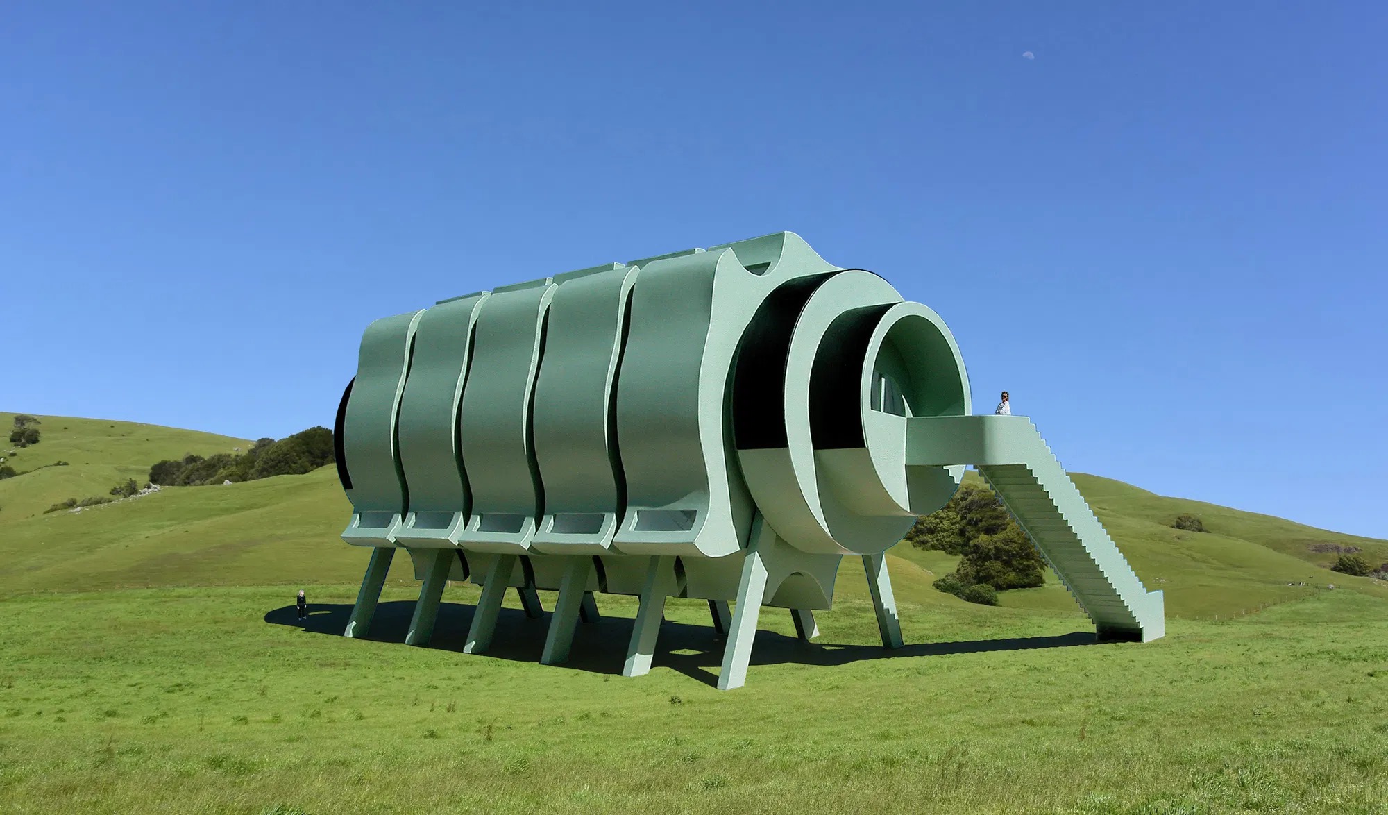 The Interactive Segmented House of the Future. © Michael Jantzen