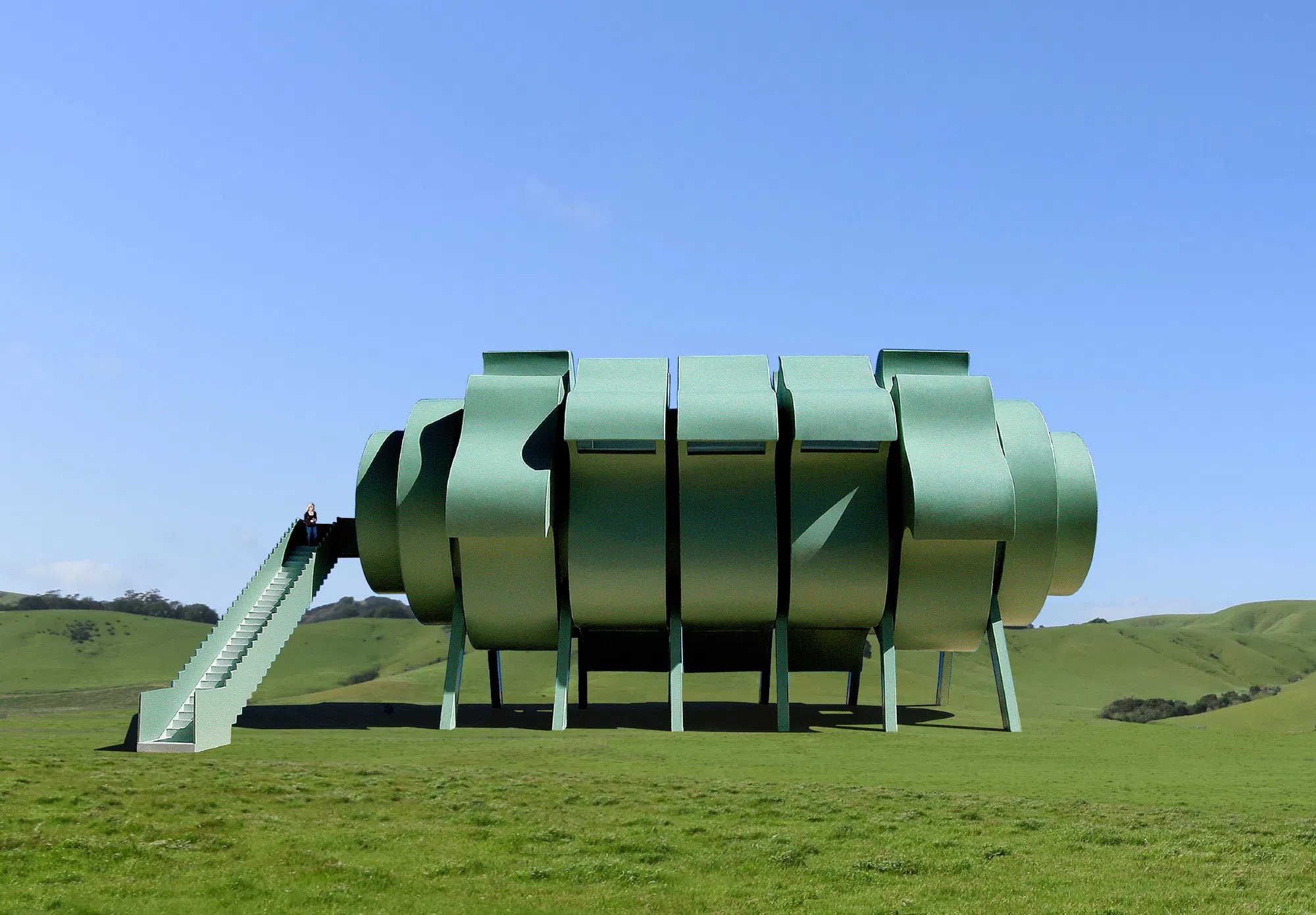 The Interactive Segmented House of the Future. © Michael Jantzen