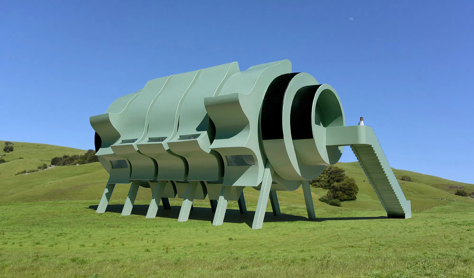 The Interactive Segmented House of the Future. © Michael Jantzen