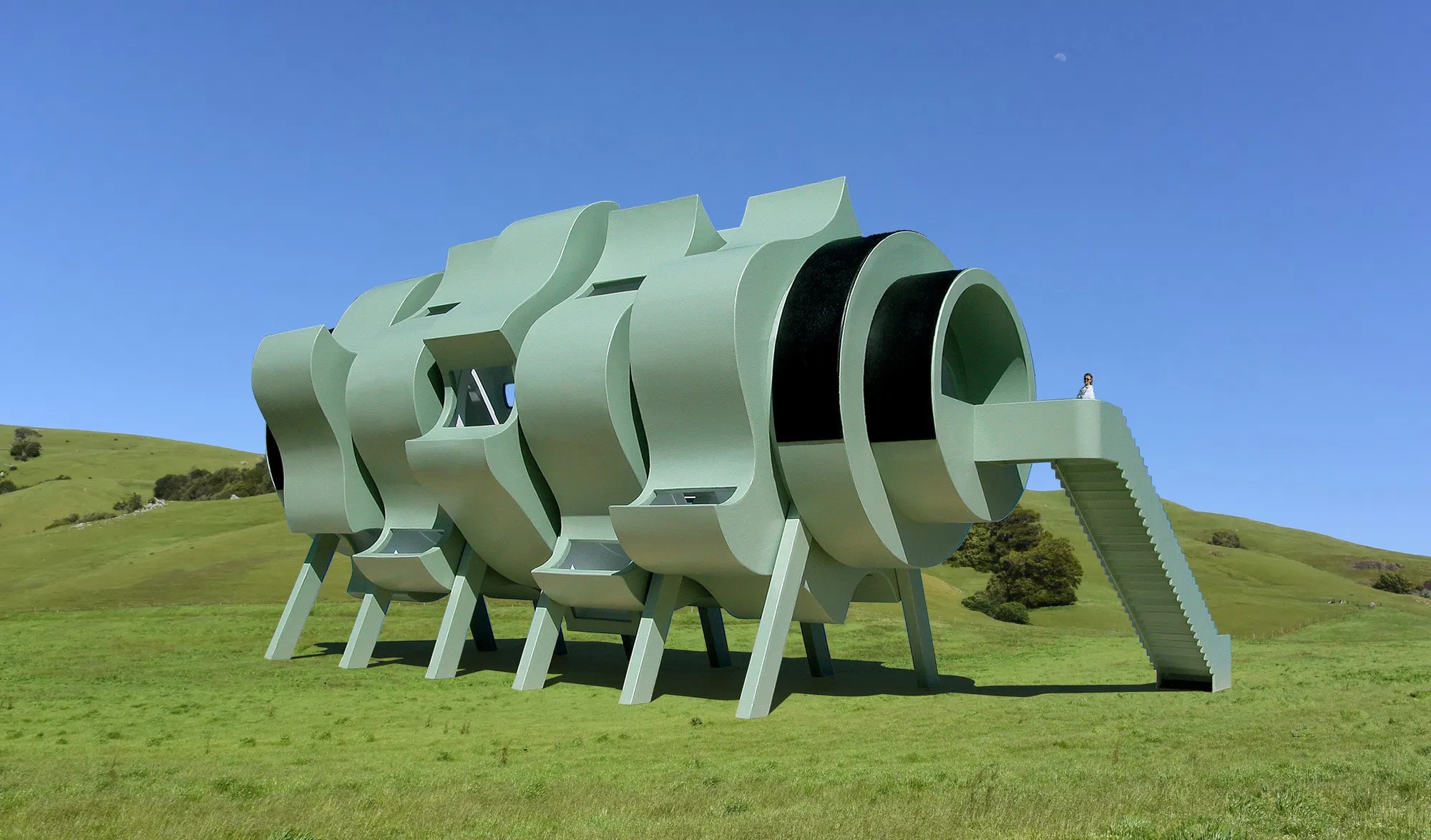 The Interactive Segmented House of the Future. © Michael Jantzen