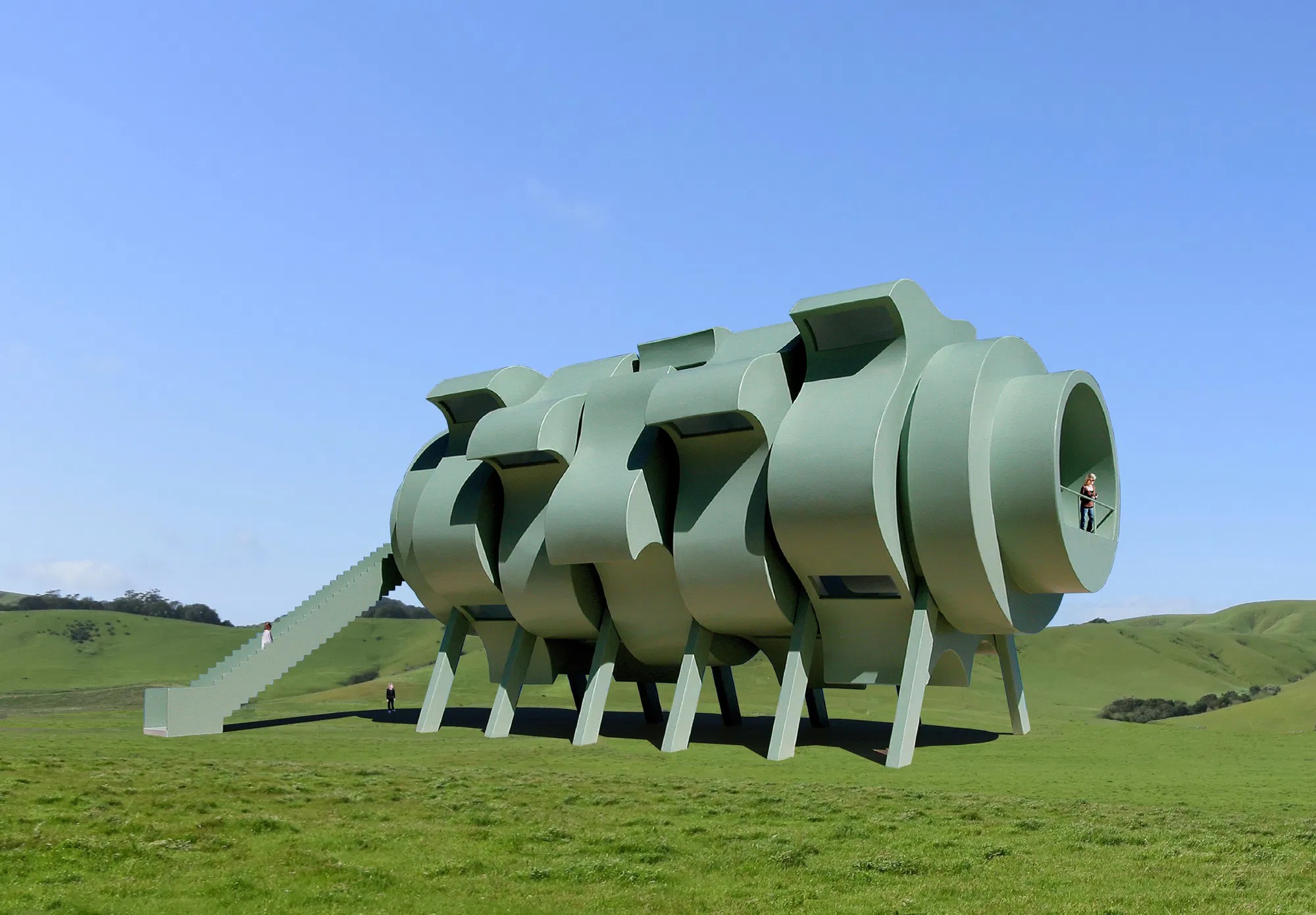 The Interactive Segmented House of the Future. © Michael Jantzen