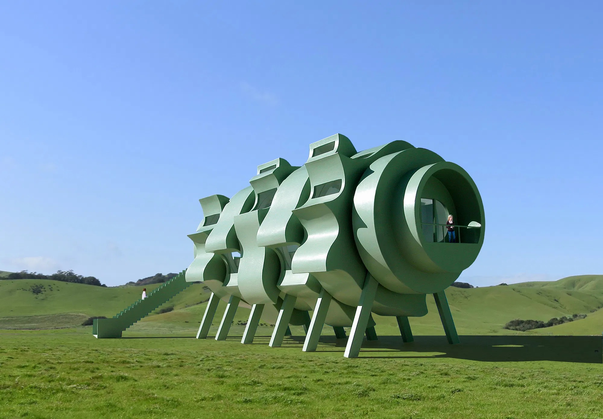 The Interactive Segmented House of the Future. © Michael Jantzen